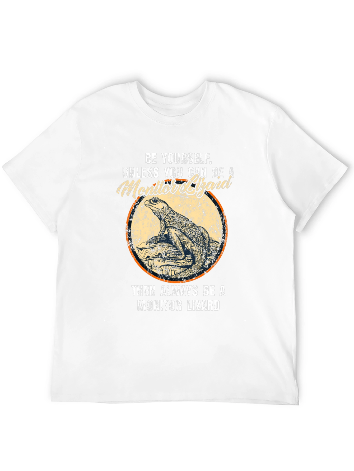 Black Monitor Lizard Graphic T-Shirt view 12