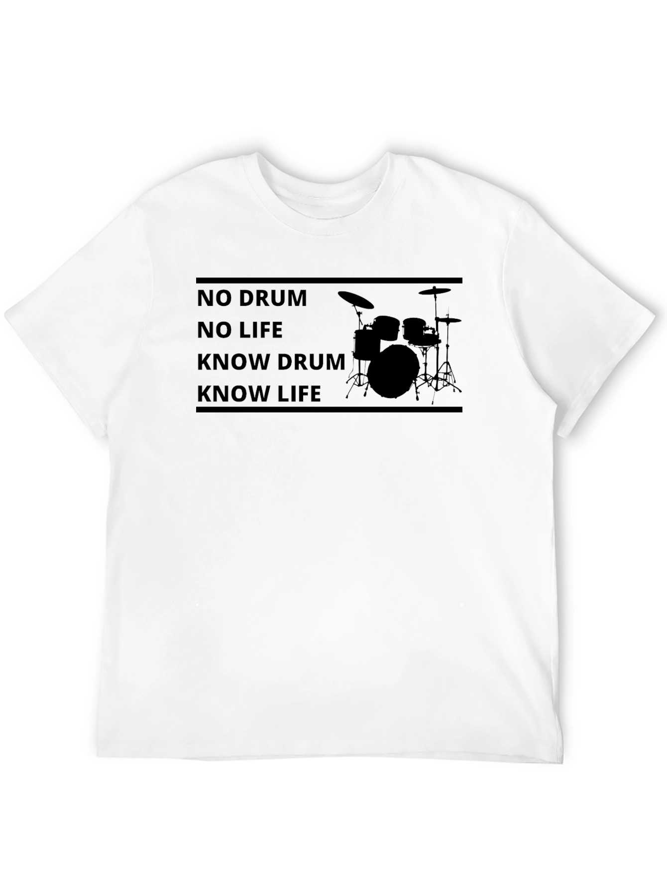Drummer T-Shirt - No Drum No Life - 12