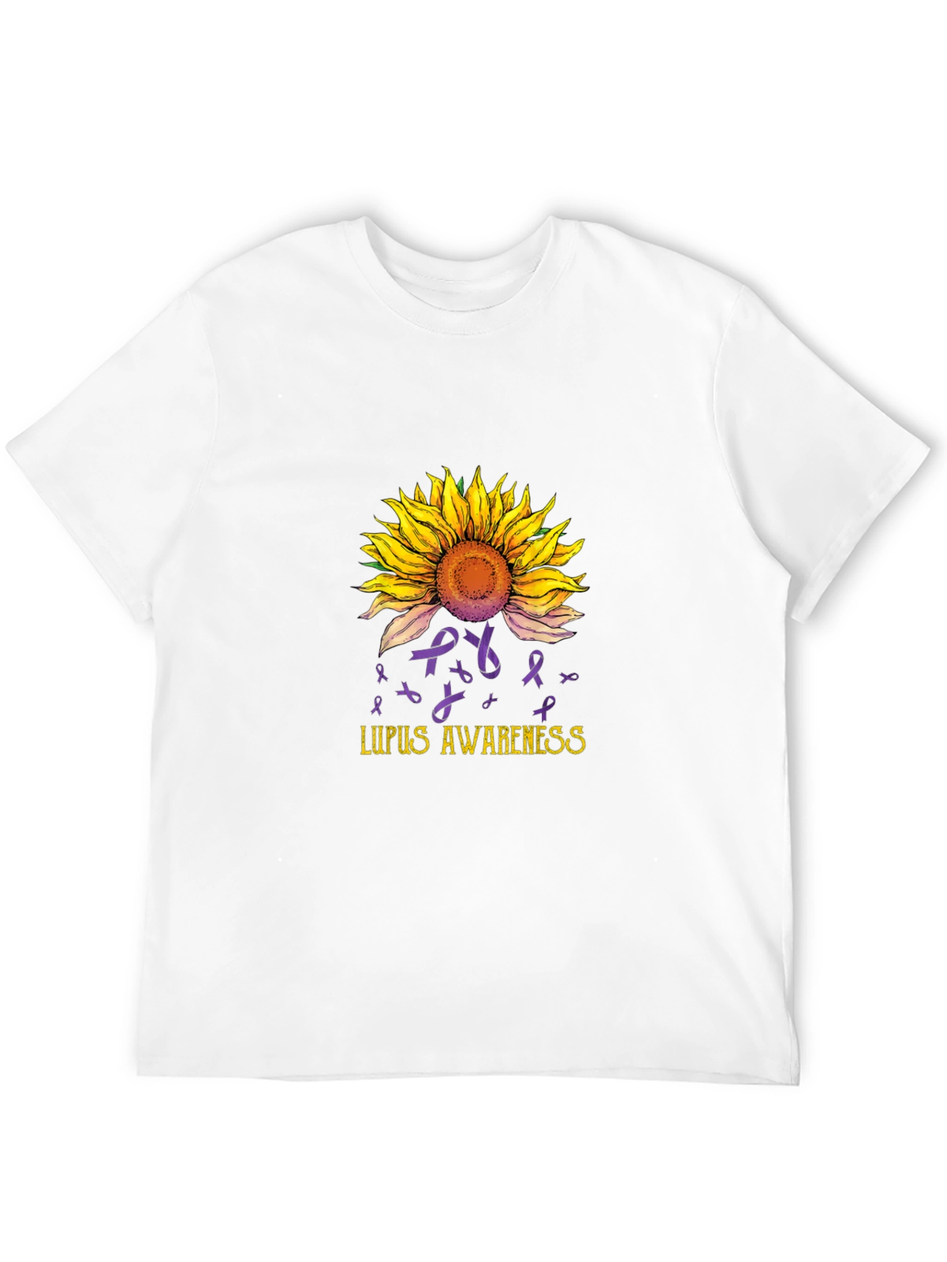 Lupus Awareness Sunflower Graphic Tee - 12