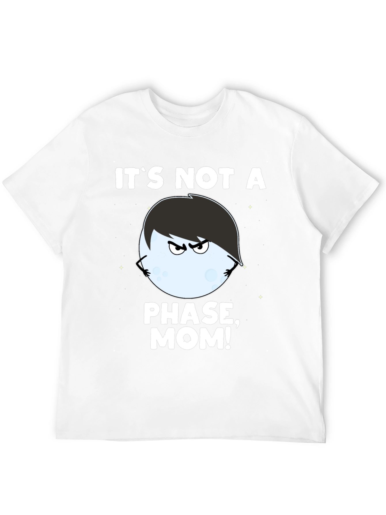 Black Emo Moon Phase Graphic Tee view 12