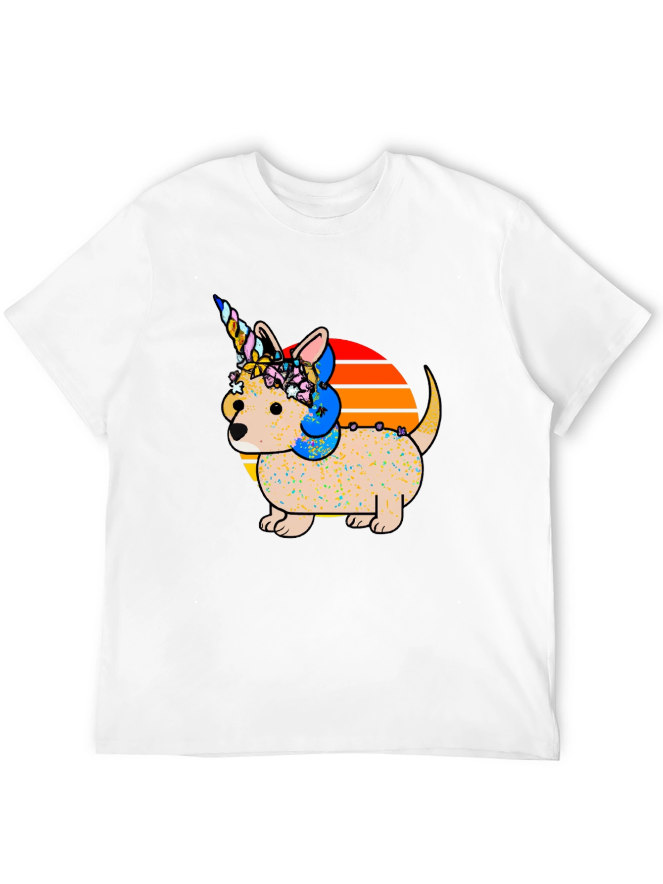 Unicorn Dog T-Shirt, Cute Pet Graphic Tee - 12