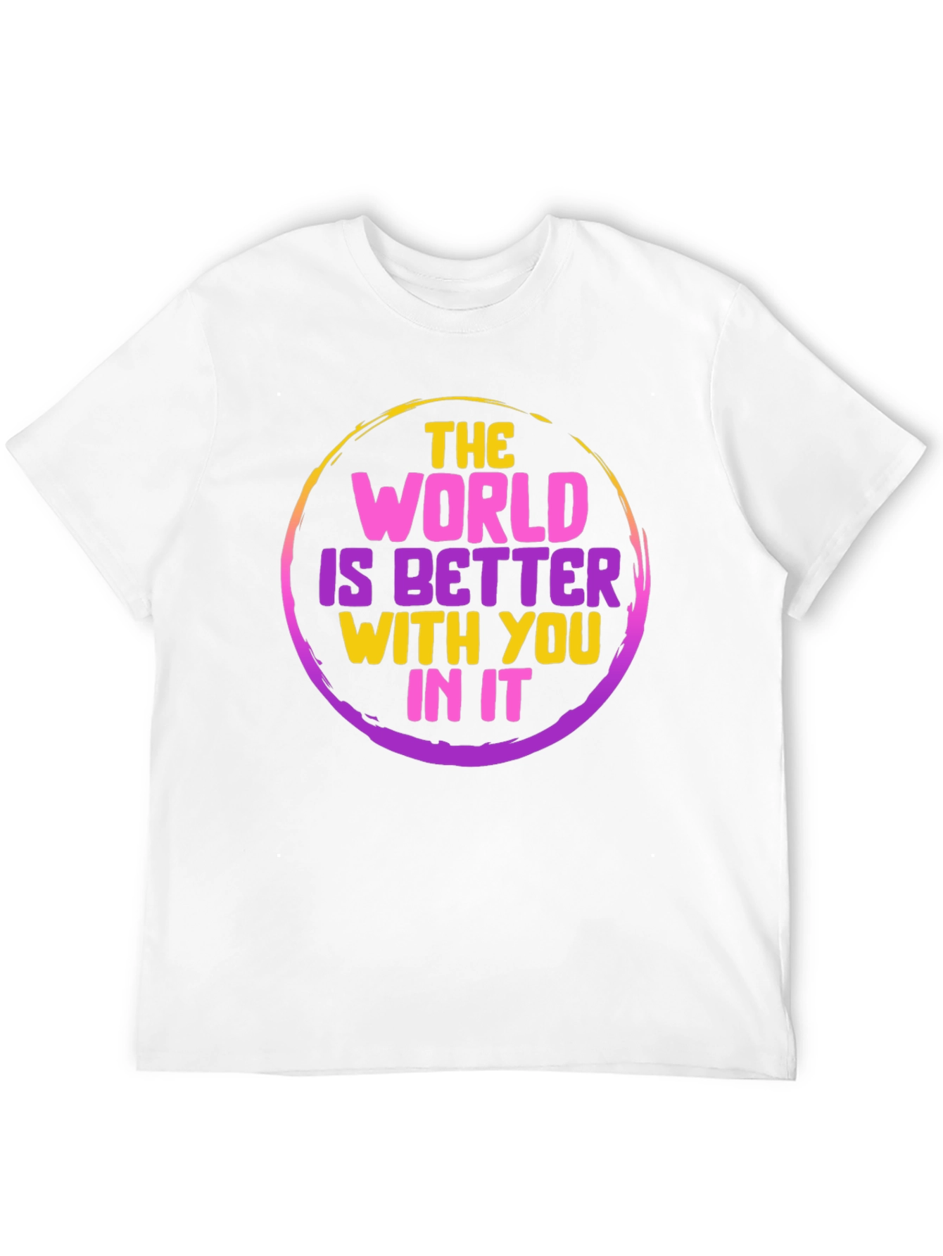 Black Inspirational "World is Better" Graphic Tee view 12