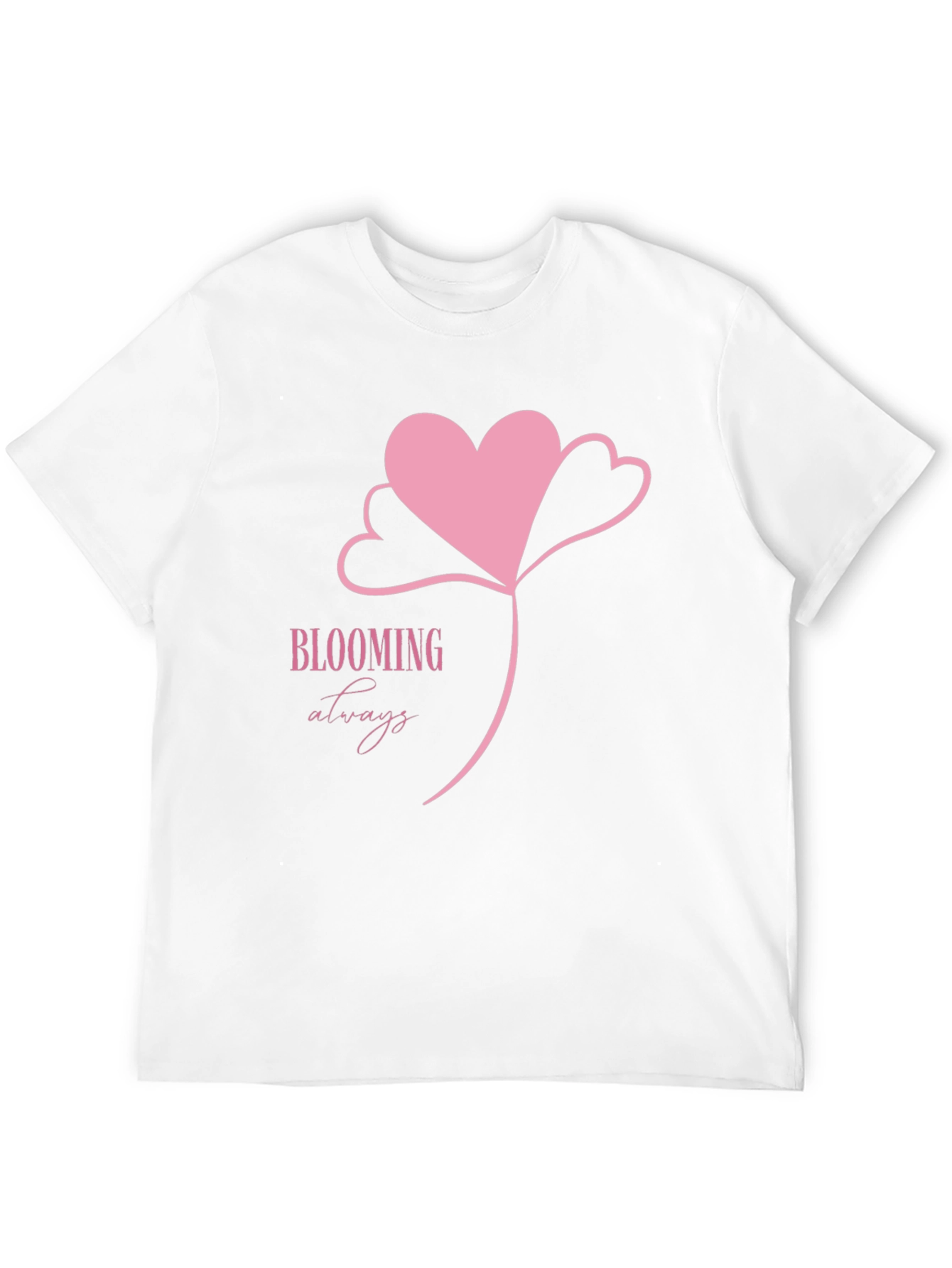 Black Blooming Always Black T-Shirt view 12