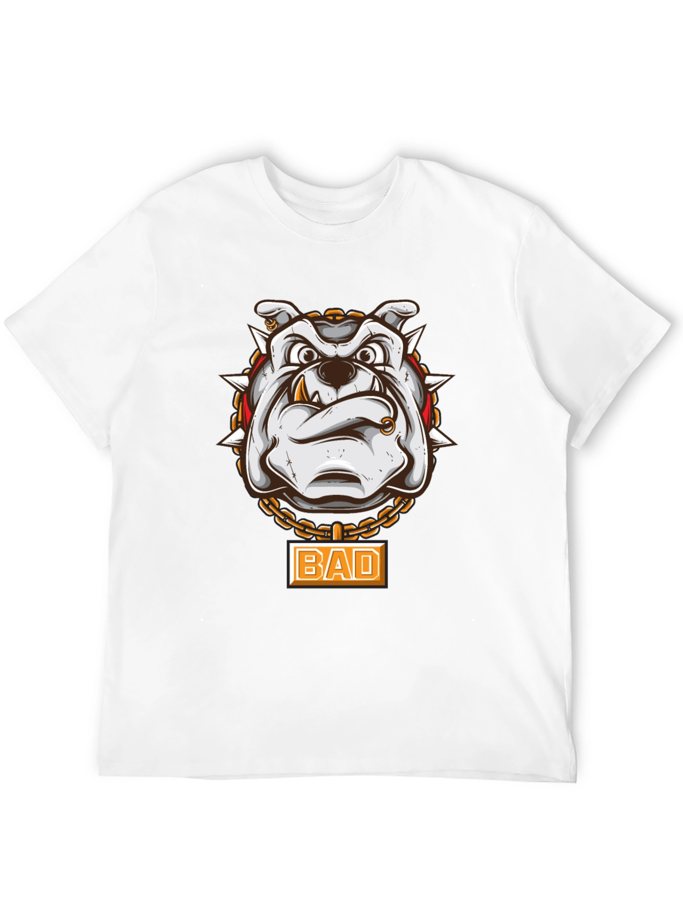 Bad Dog T-Shirt - Graphic Bulldog Tee - 12