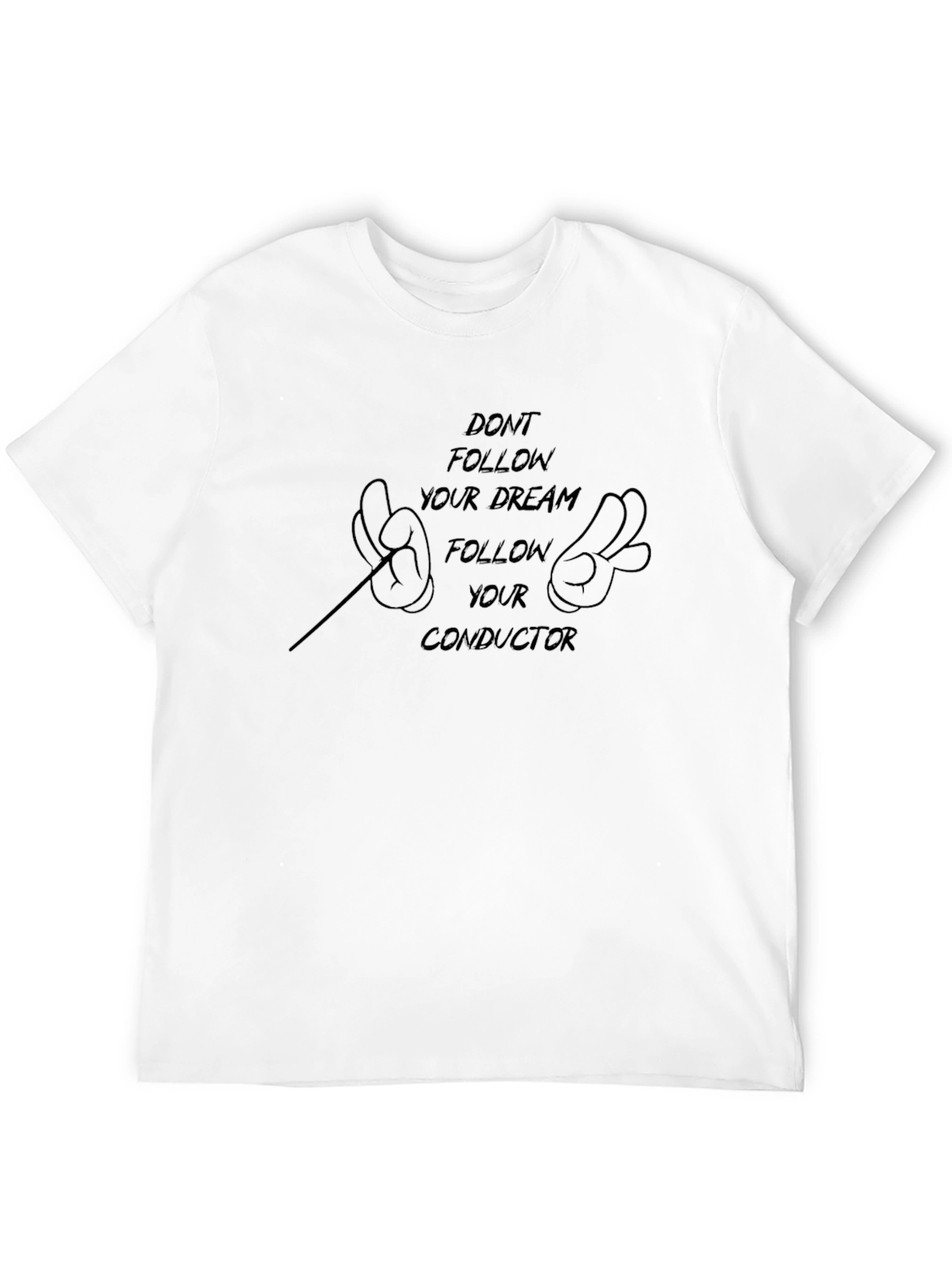 Black Orchestra Conductor T-Shirt - Musical Humor Tee view 12