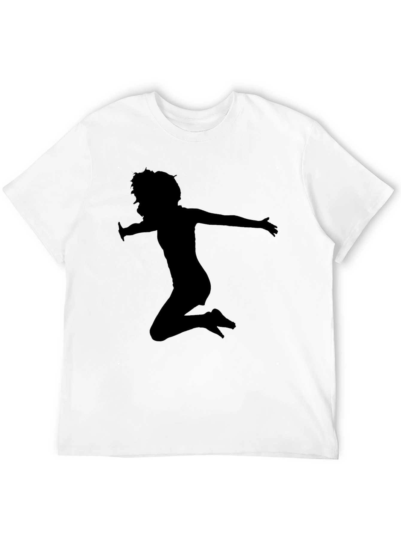 Black Silhouette Jump Black T-Shirt view 12