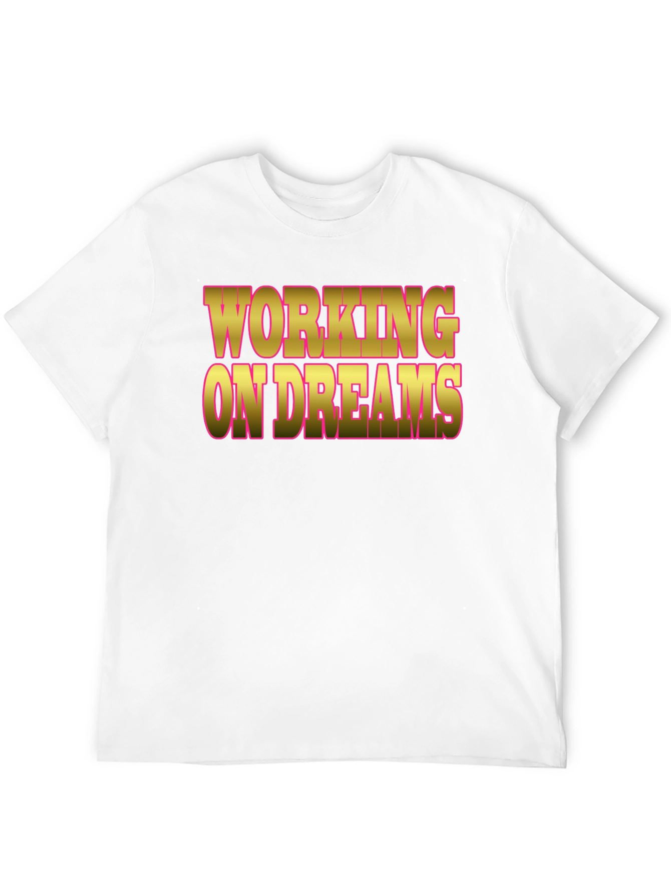 Black Working On Dreams Graphic Tee view 12