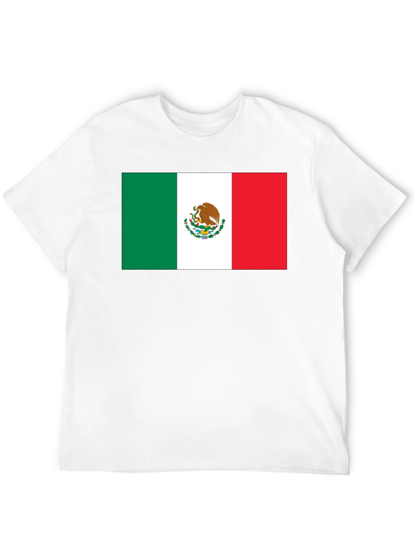 Black Mexico Flag T-Shirt - Black view 12