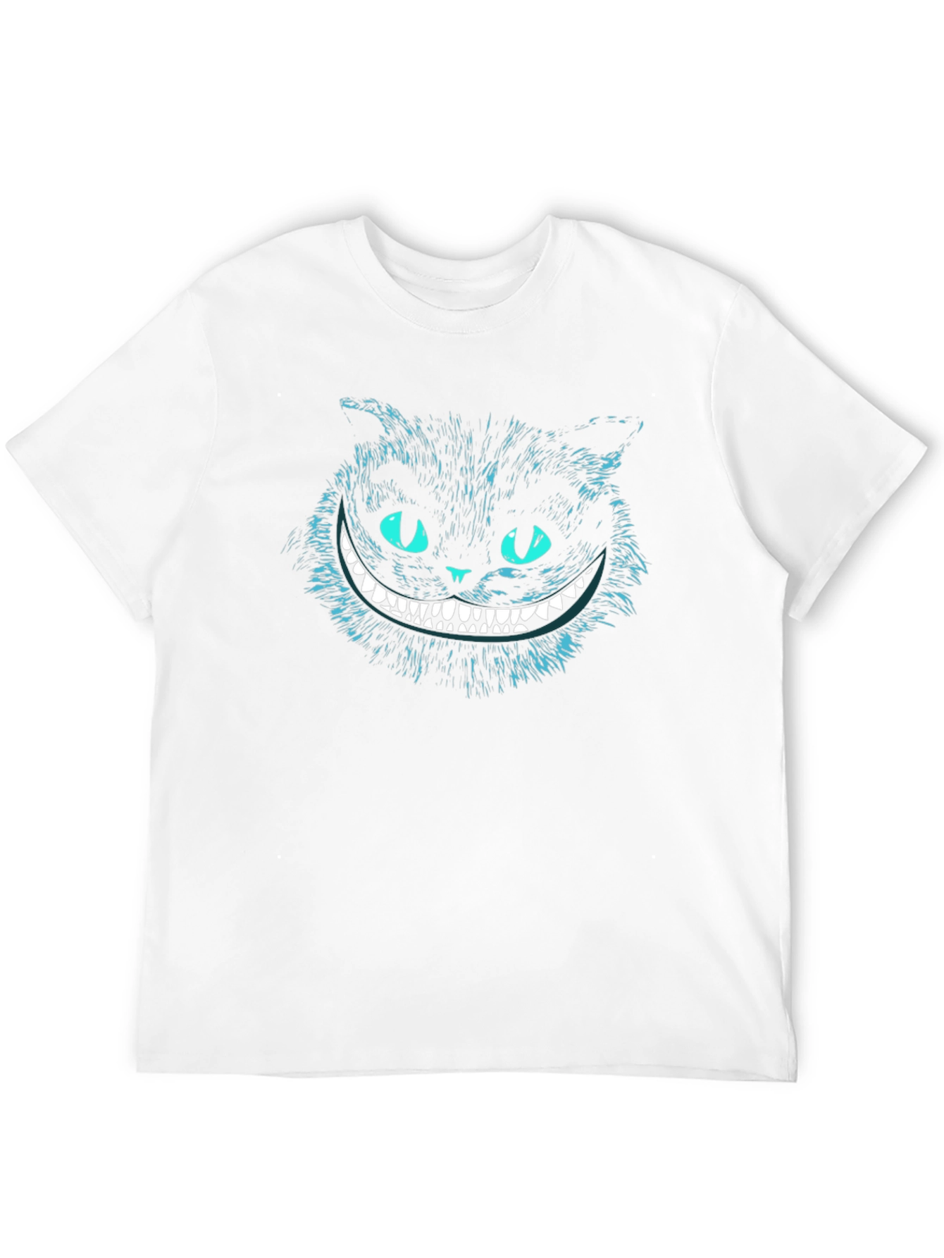 Black Cheshire Cat Graphic Tee view 12