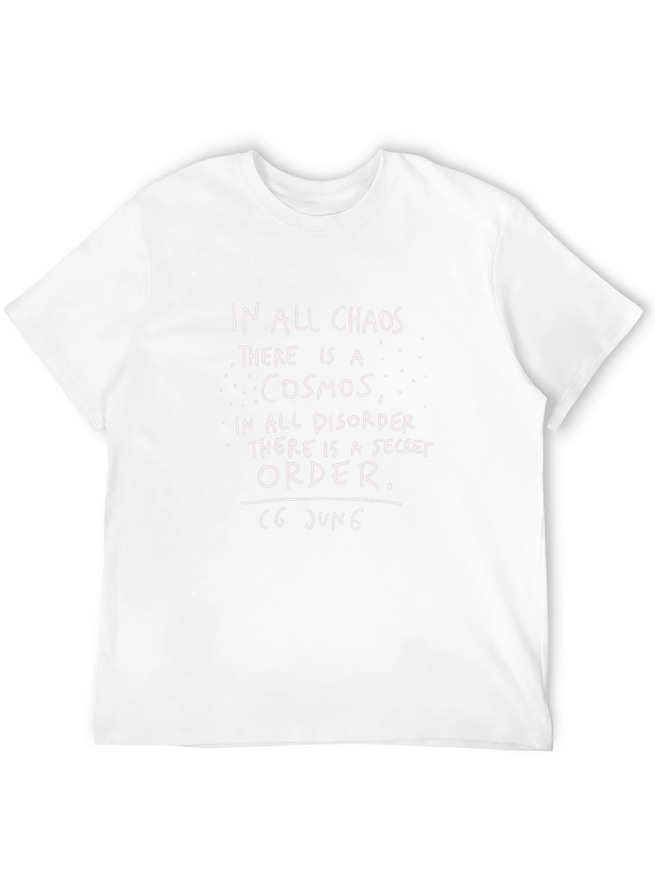 Black Chaos Cosmos T-Shirt - Jung Quote Tee view 12
