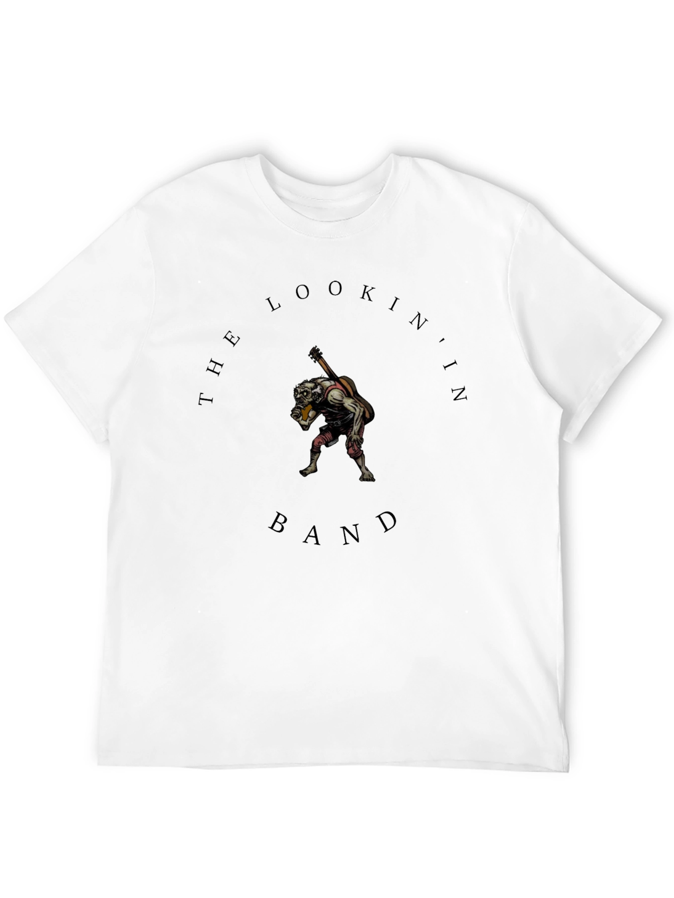 Black The Lookin' In Band T-Shirt - Black Crew Neck view 12
