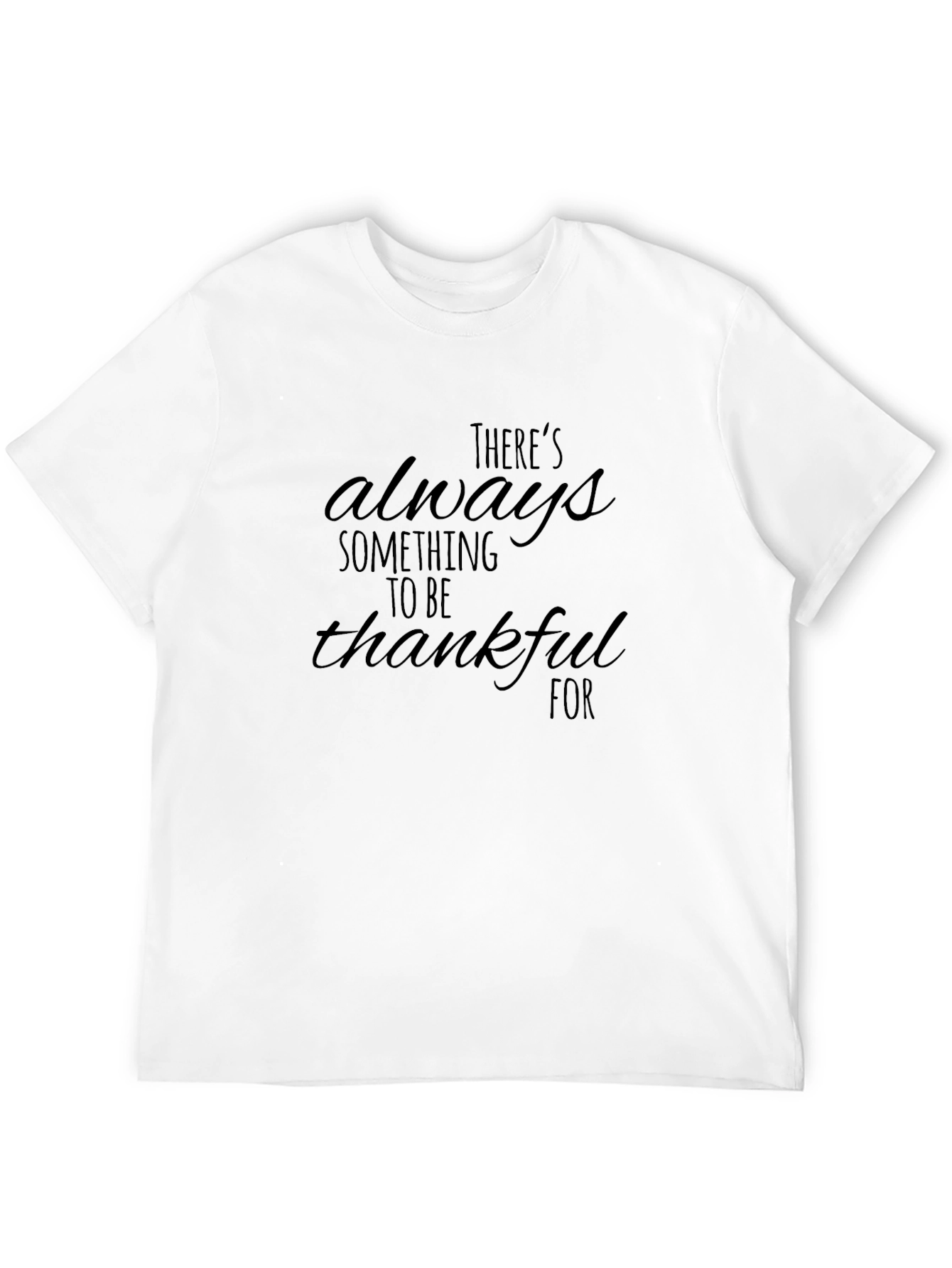 Black Thankful Graphic T-Shirt - Soft Cotton Tee view 12