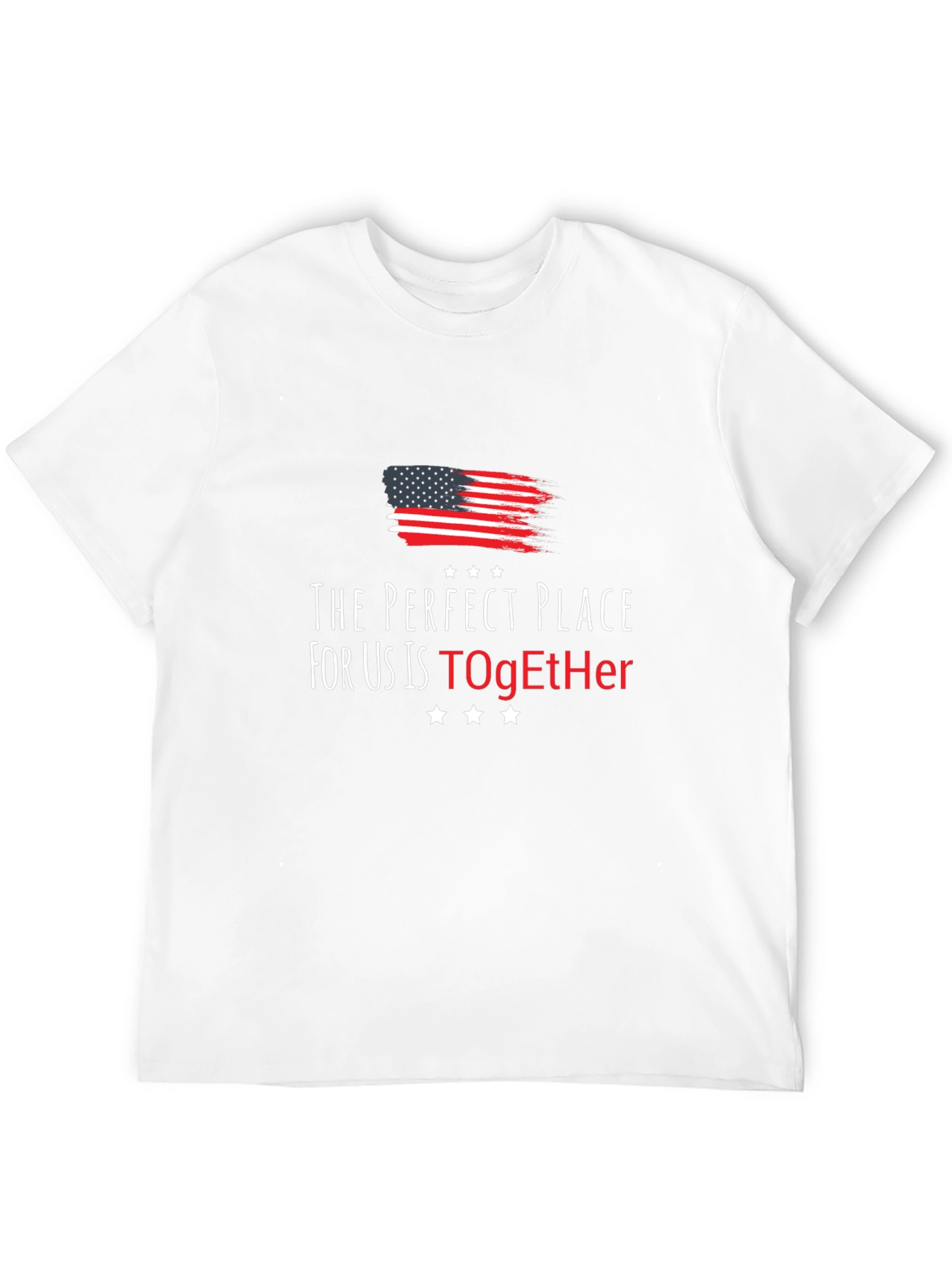 Perfect Place Together American Flag T-Shirt - 12