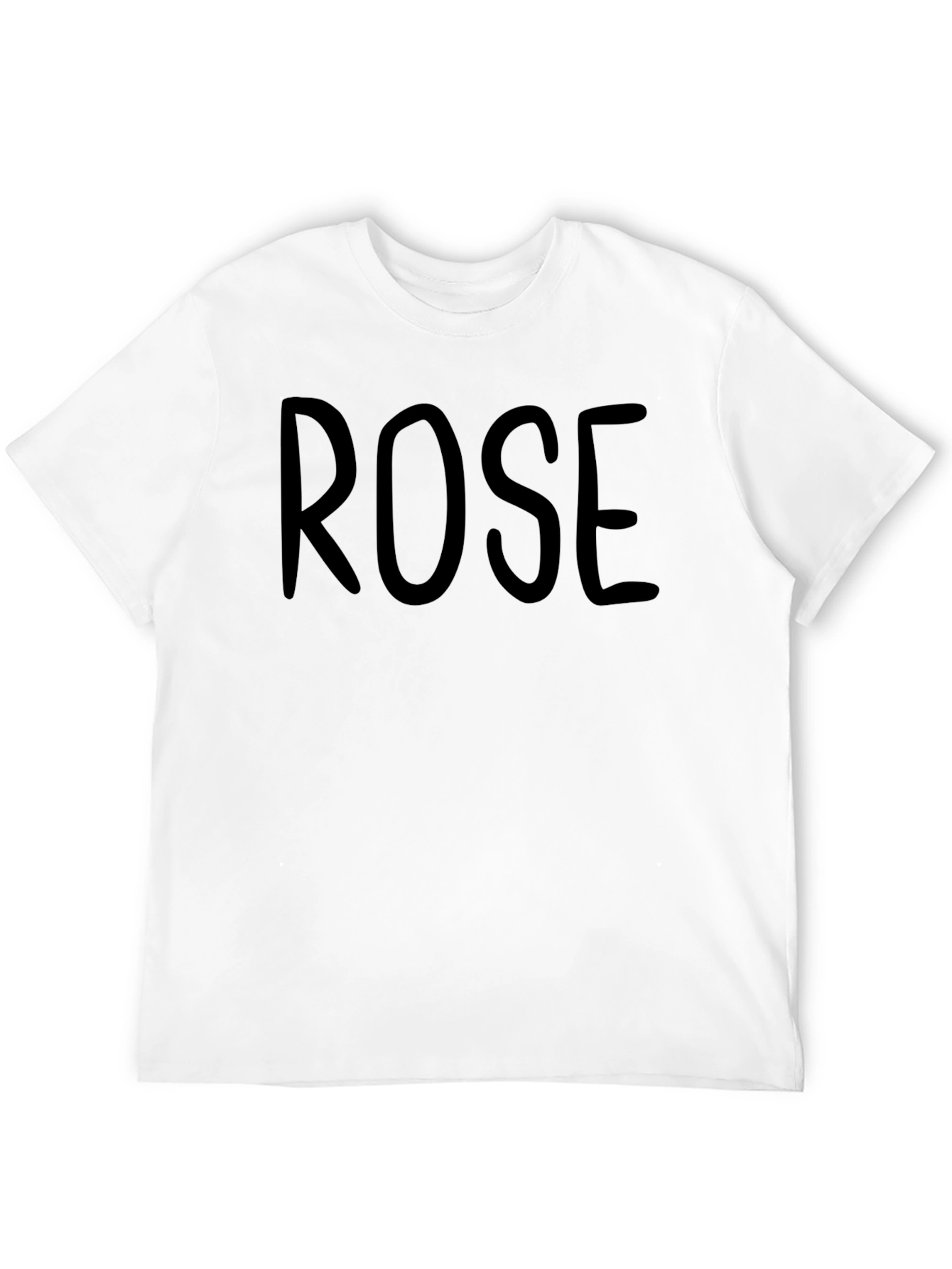 Black ROSE Graphic Tee - Bold Statement T-Shirt view 12