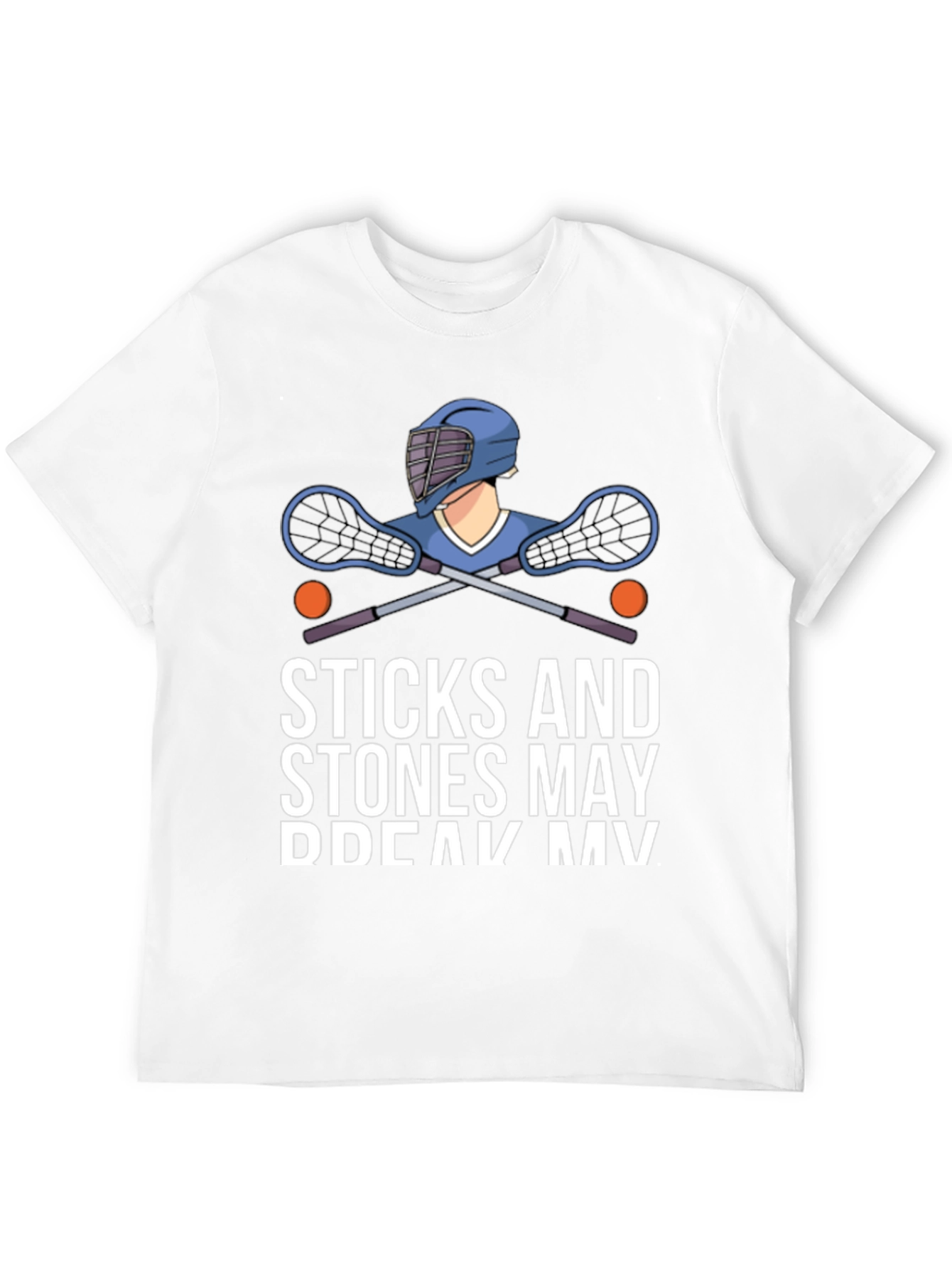 Black Sticks & Stones Lacrosse T-Shirt view 12