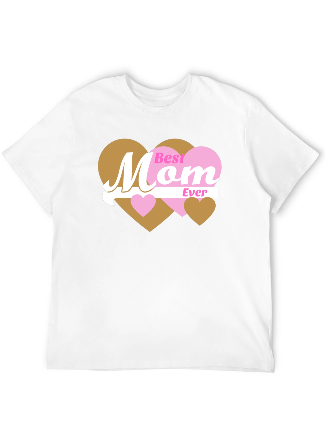 Black Best Mom Ever T-Shirt - Heart Design view 12