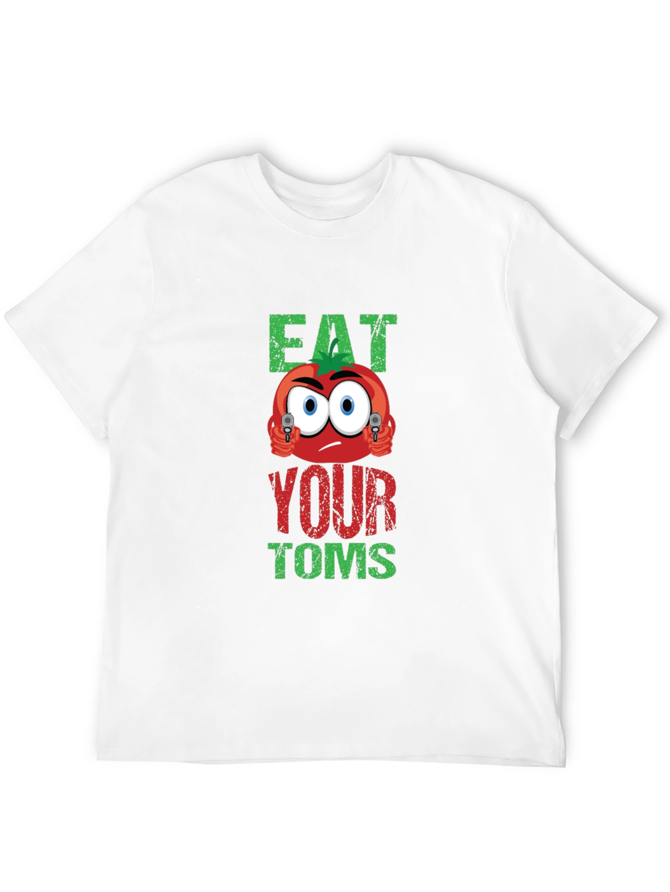 Black Eat Your Toms T-Shirt view 12