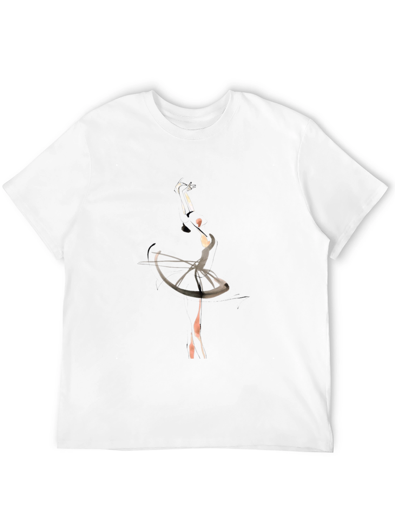 Black Ballet Dancer Graphic Tee - Elegant Style view 12