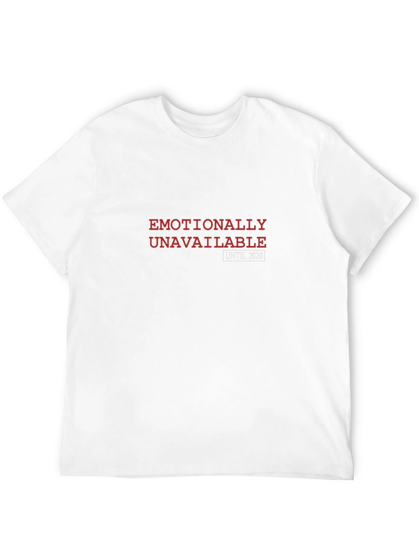 Black Emotionally Unavailable T-Shirt view 12