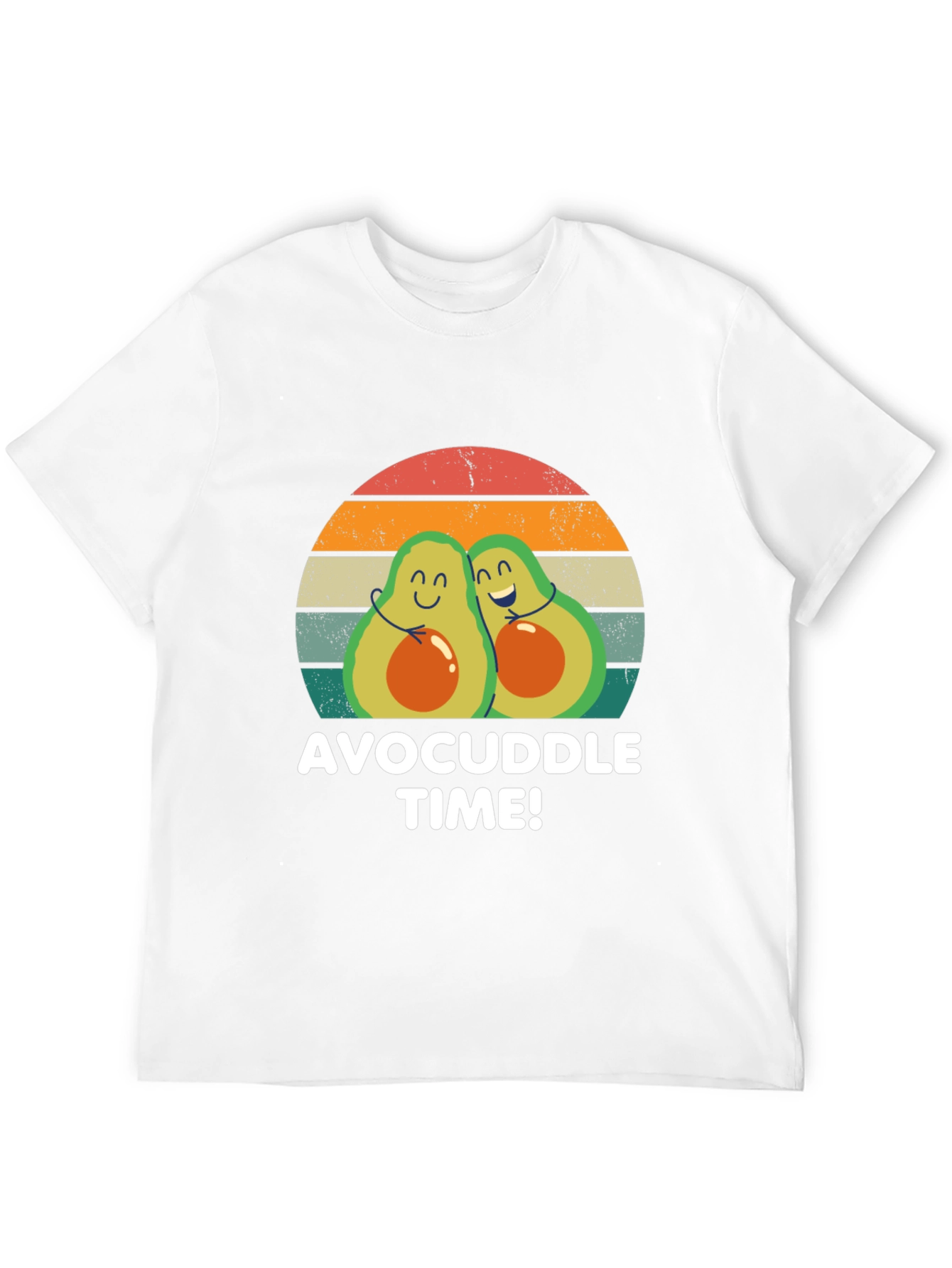 Black Avocuddle Time T-Shirt - Cute Avocado Graphic Tee view 12