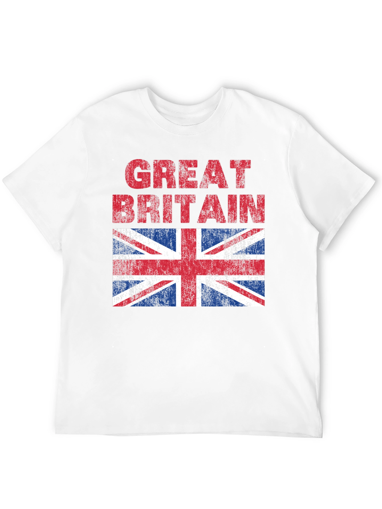 Black Great Britain Flag Graphic T-Shirt view 12