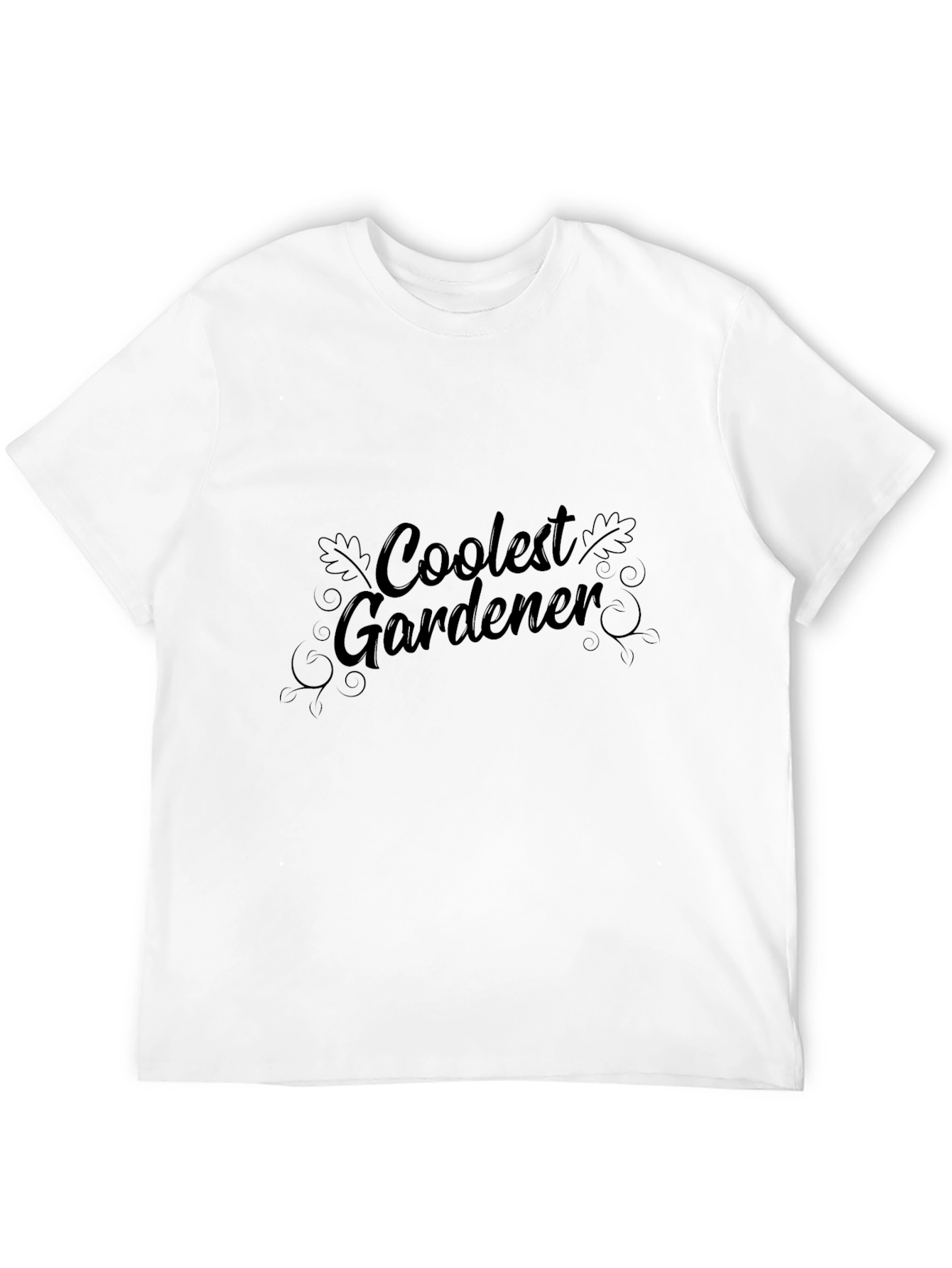 Black Coolest Gardener Black T-Shirt - Gardening Apparel view 12