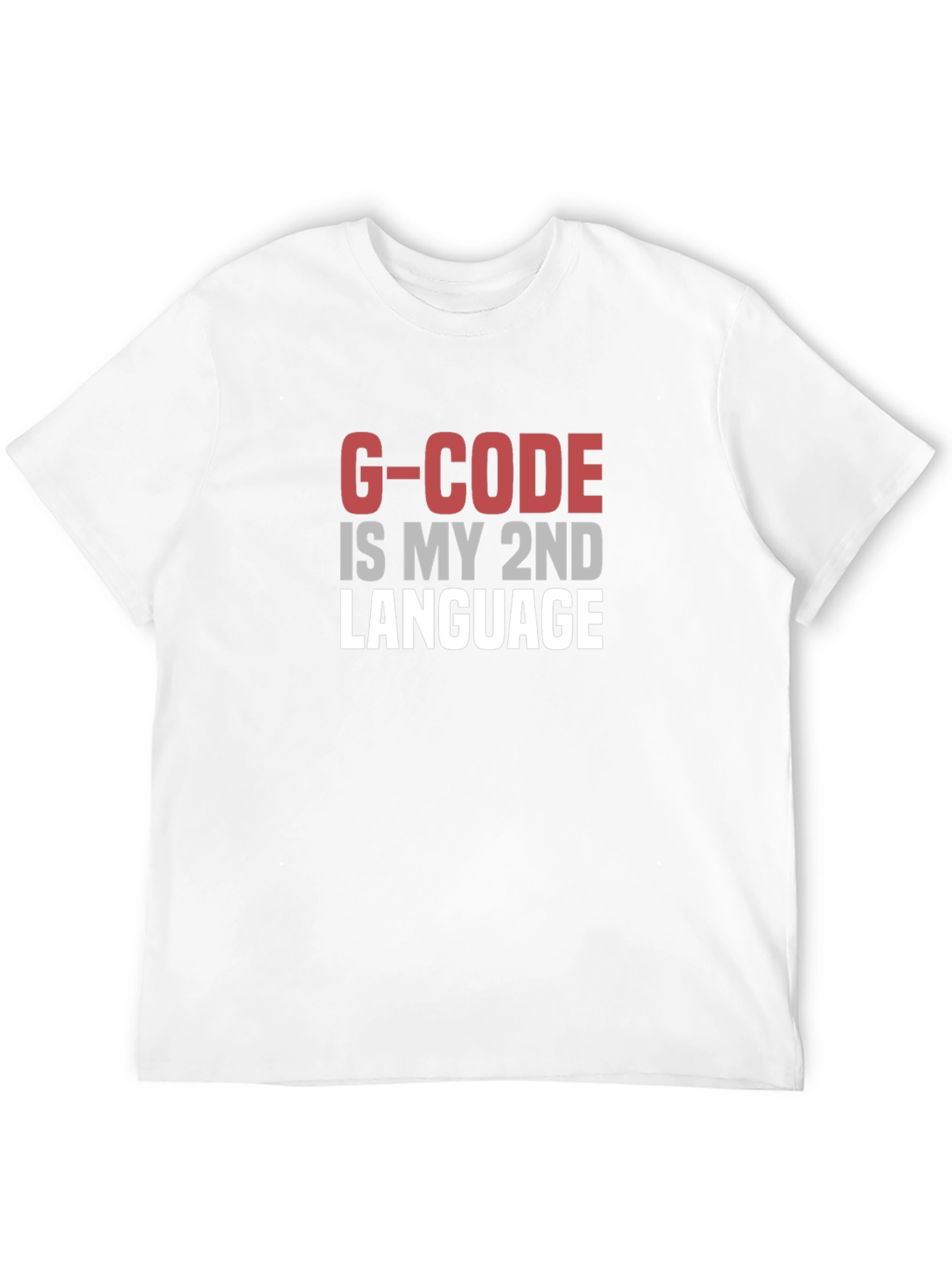 Black G-Code is My 2nd Language Black T-Shirt view 12