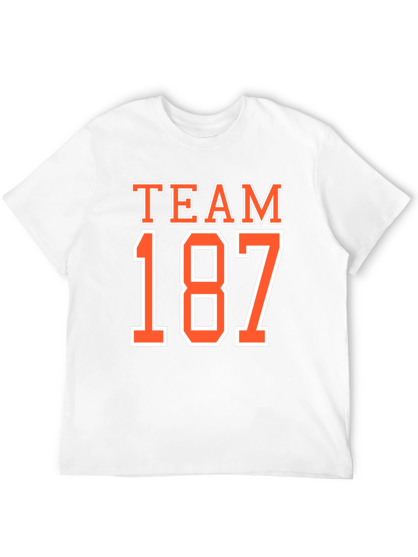 Black Team 187 Graphic Tee - Black Cotton T-Shirt view 12