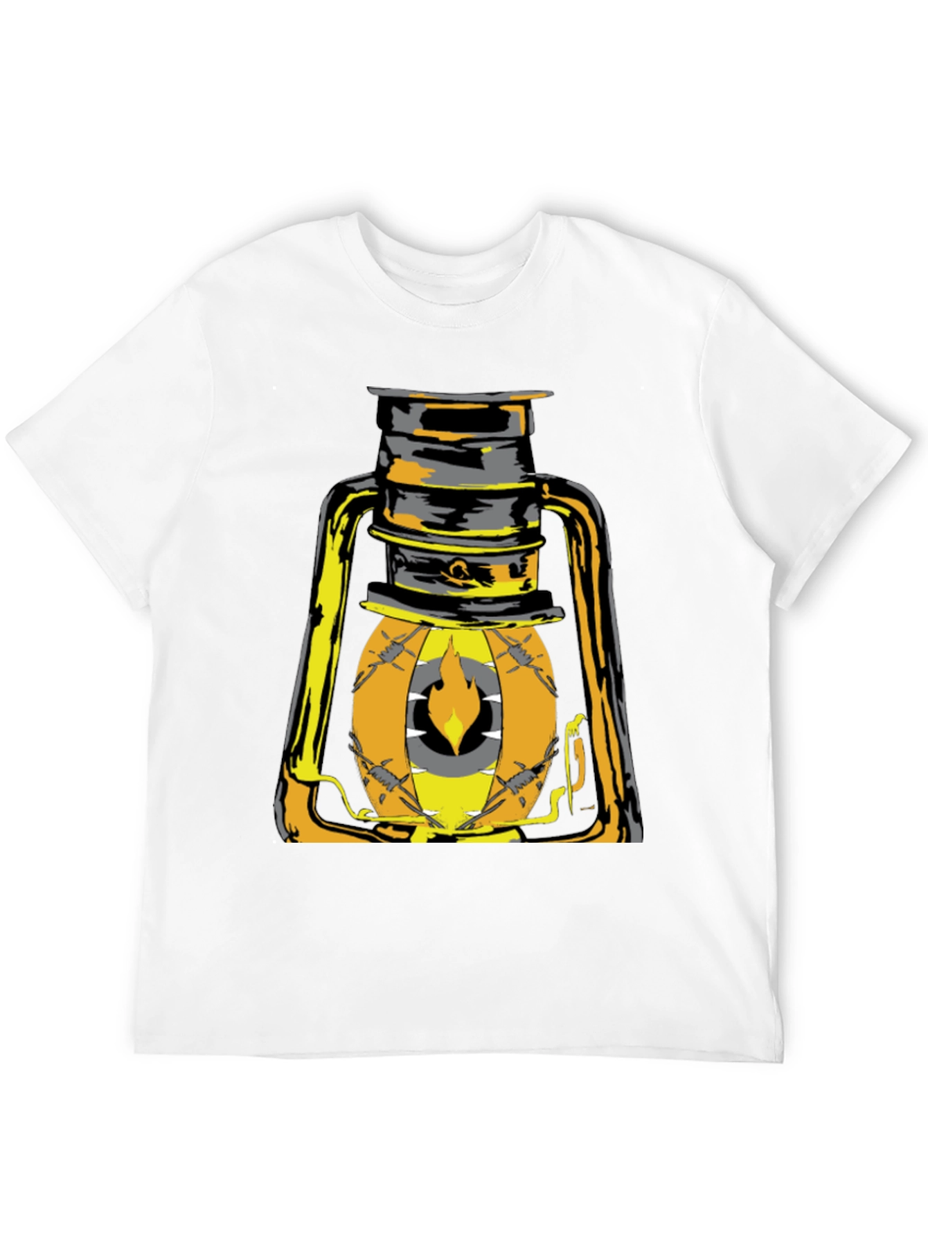 Black Lantern Graphic T-Shirt - Unique Design view 12