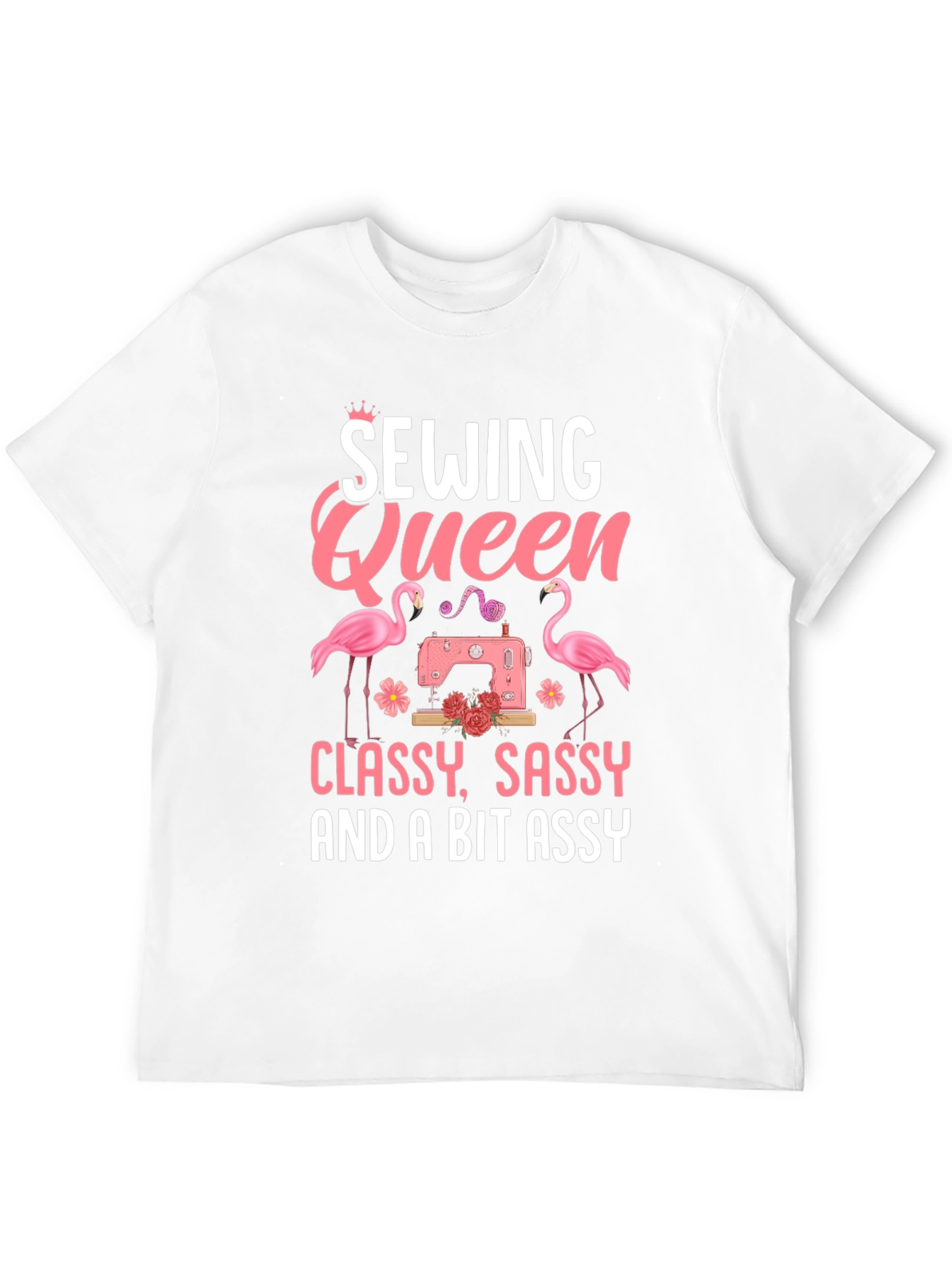 Black Sewing Queen Graphic Tee - Classy, Sassy, & a Bit Assy view 12