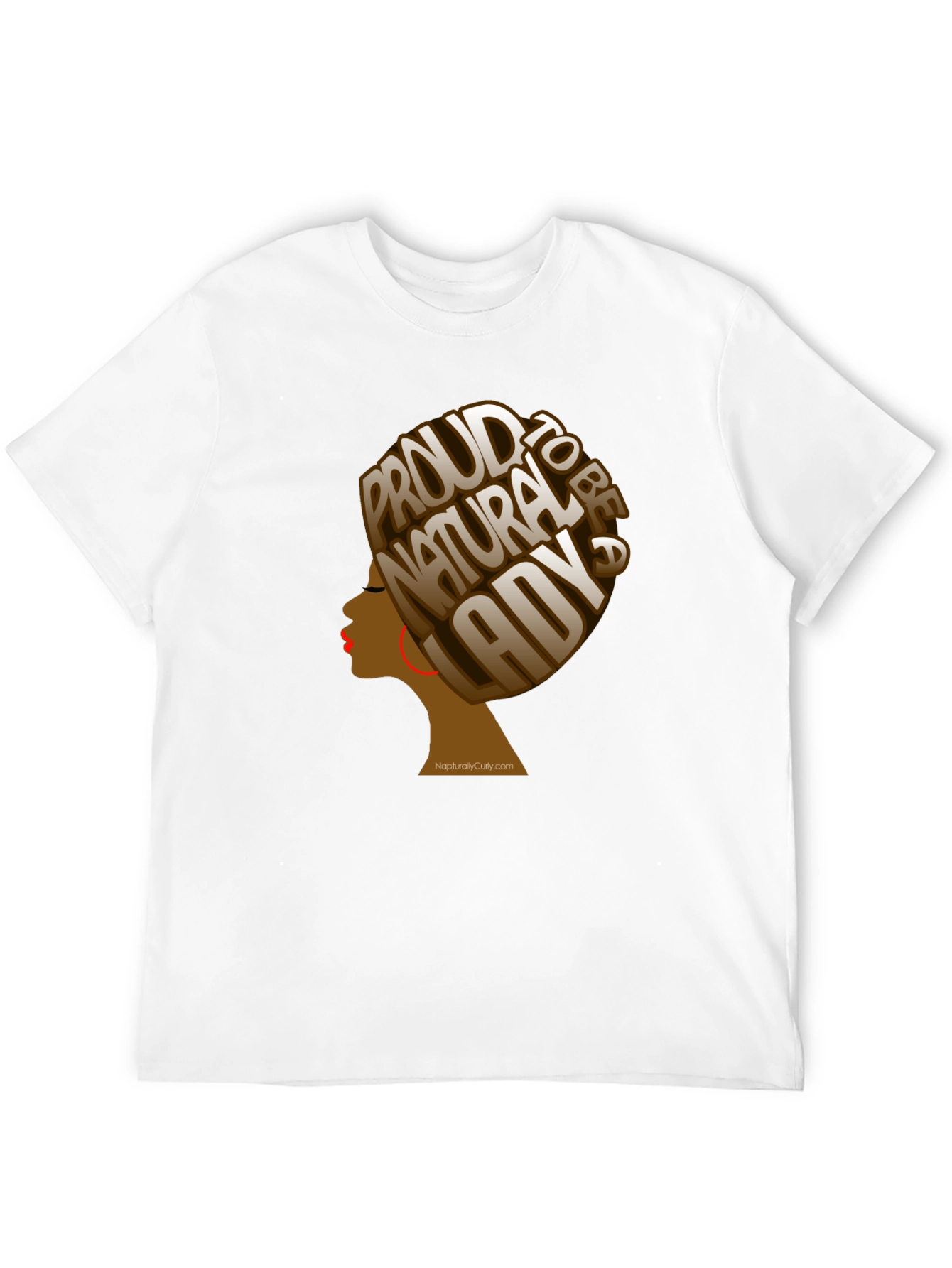 Black Proud Natural Lady T-Shirt - Black view 12