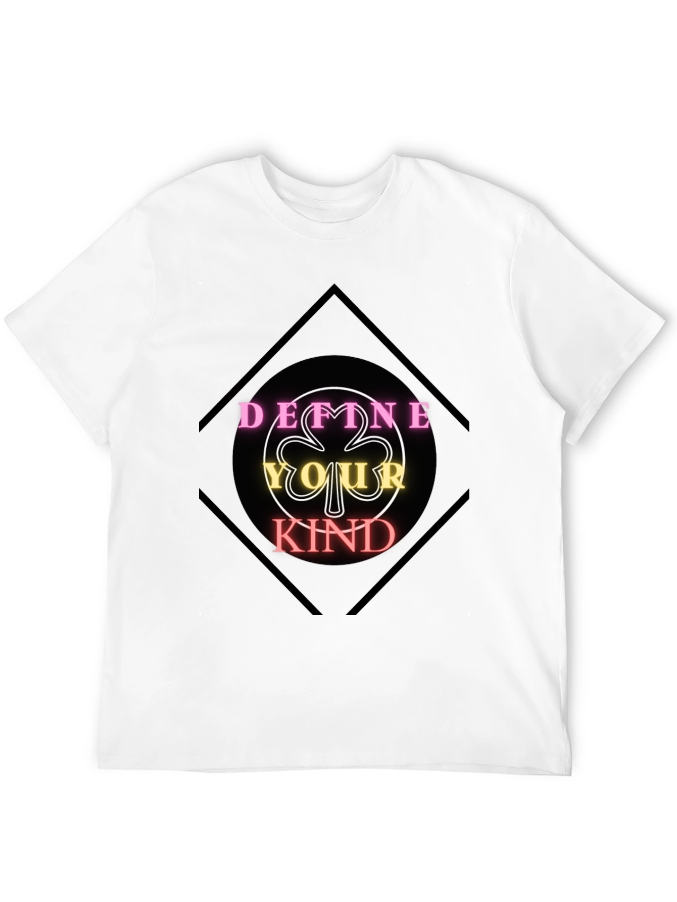 Black Define Your Kind Graphic Tee - Black Cotton Shirt view 12