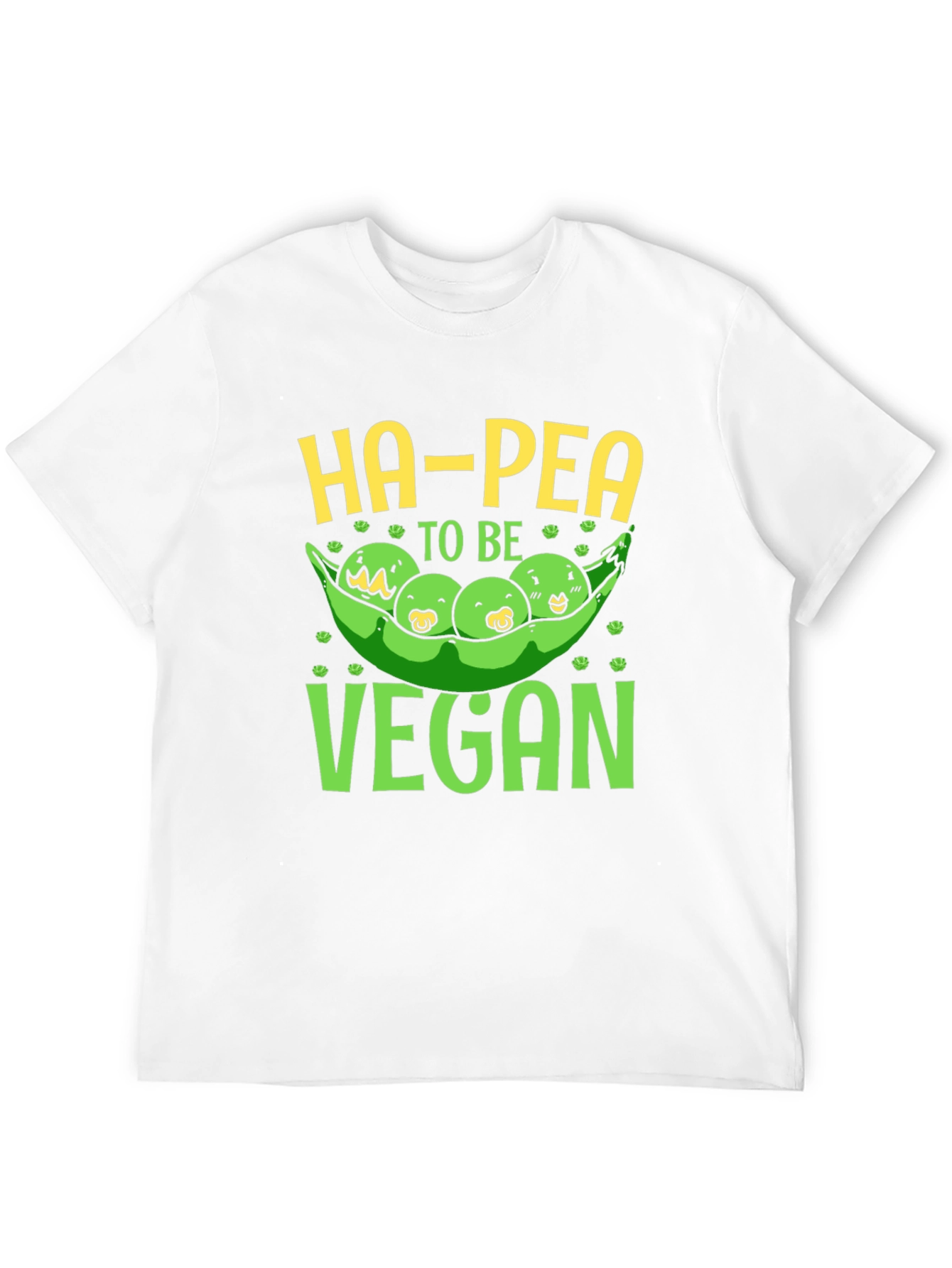 Black Ha-Pea To Be Vegan Graphic T-Shirt view 12
