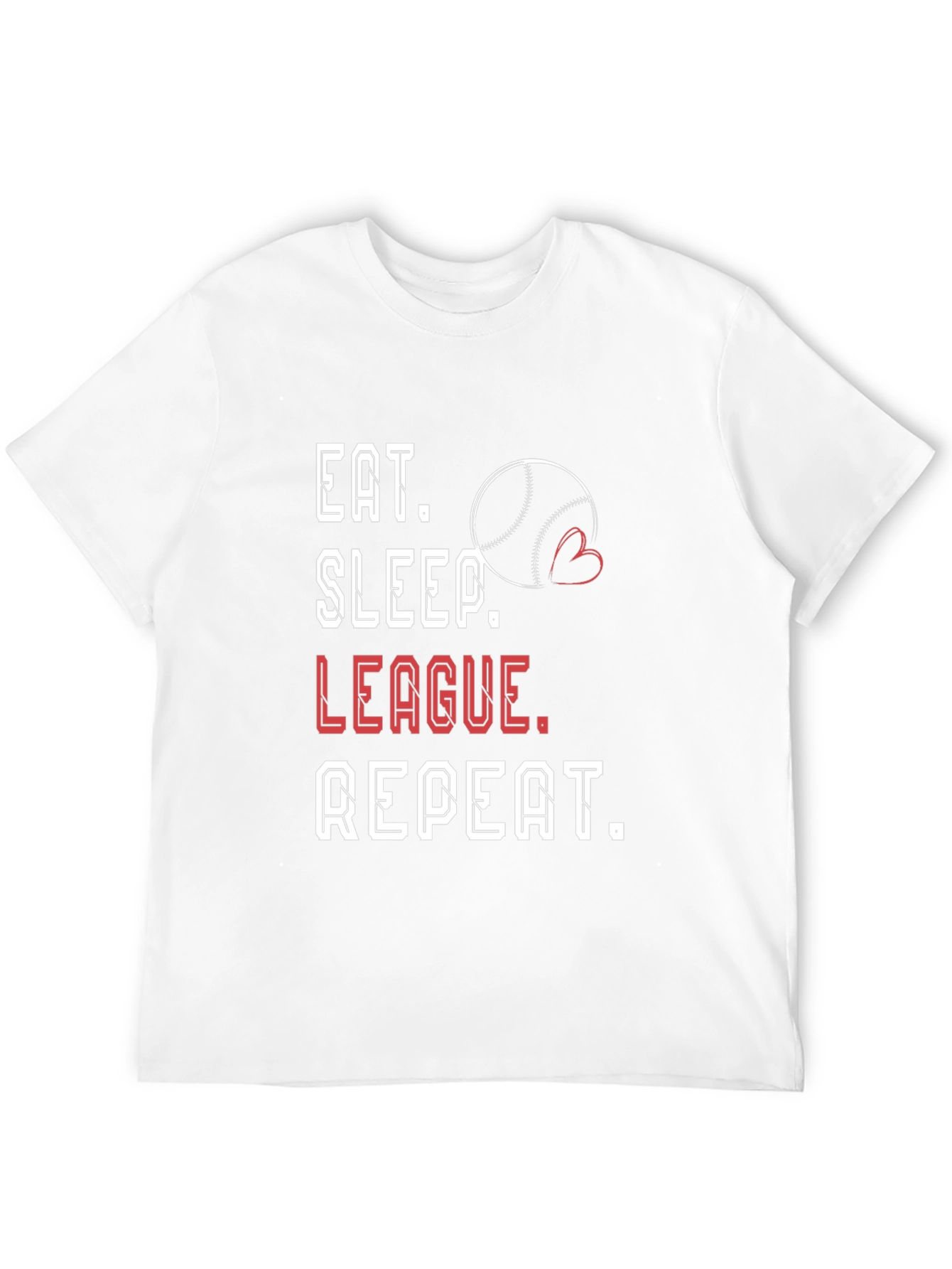 Black Eat Sleep League Repeat T-Shirt view 12