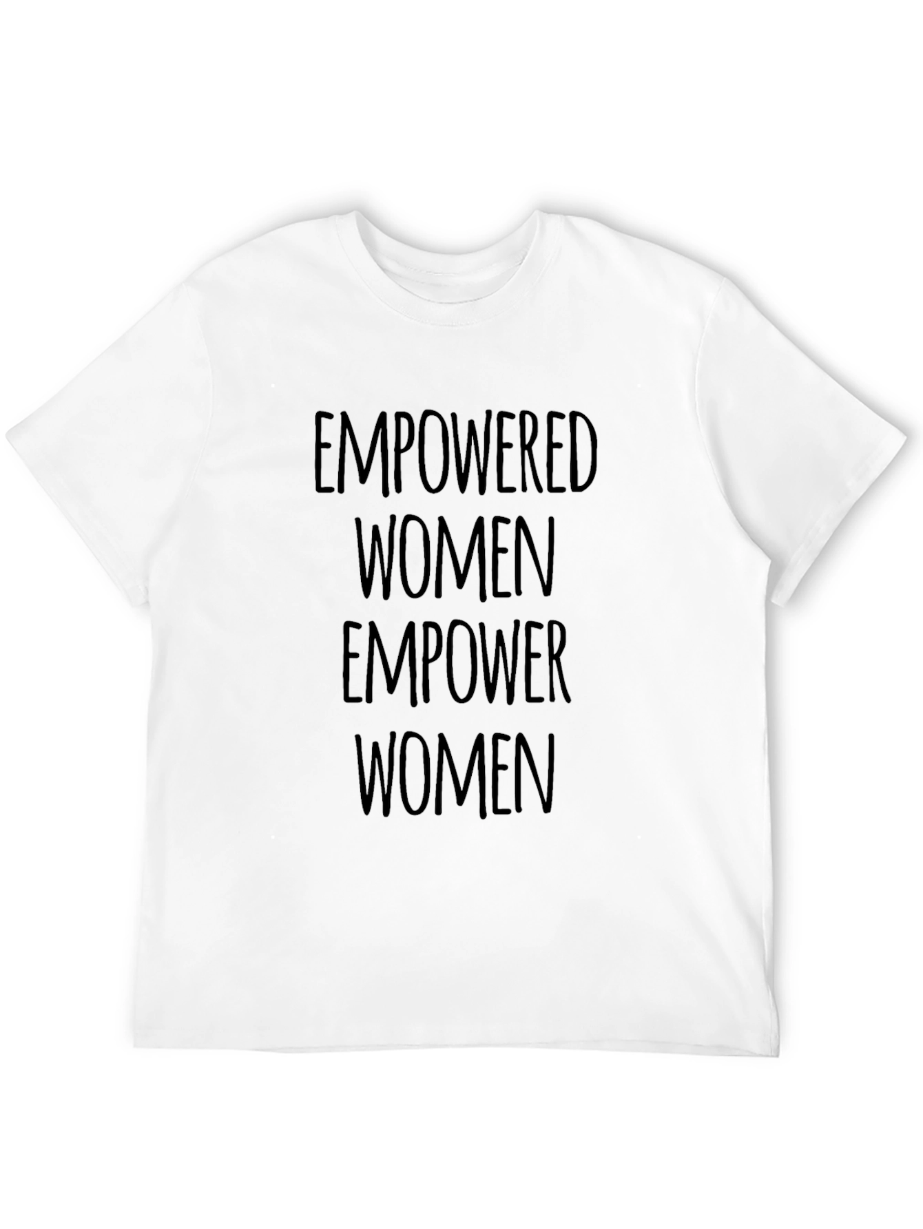 Black Empowered Women Graphic Tee - Black T-Shirt view 12