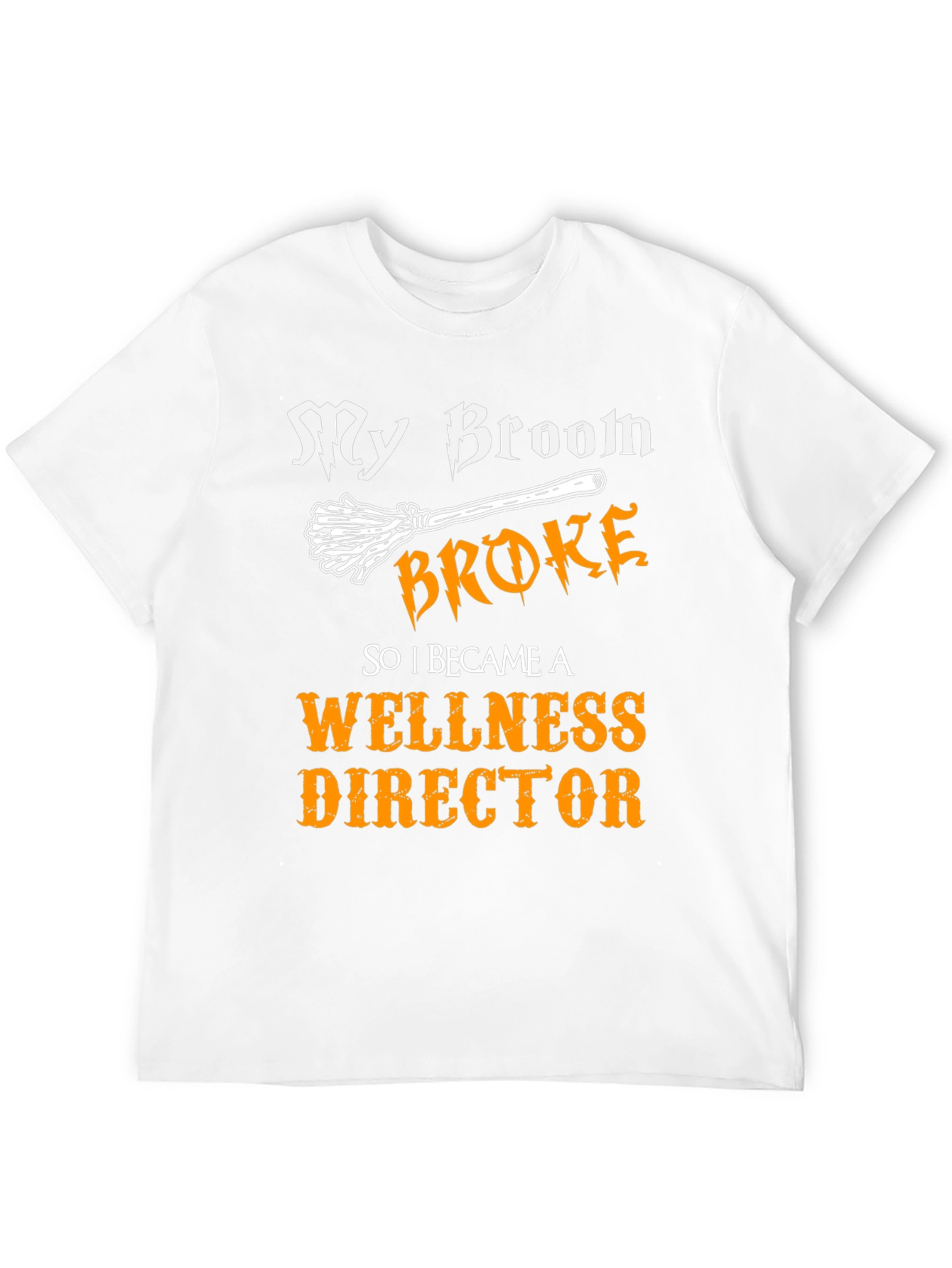 Black Wellness Director Funny Halloween T-Shirt view 12