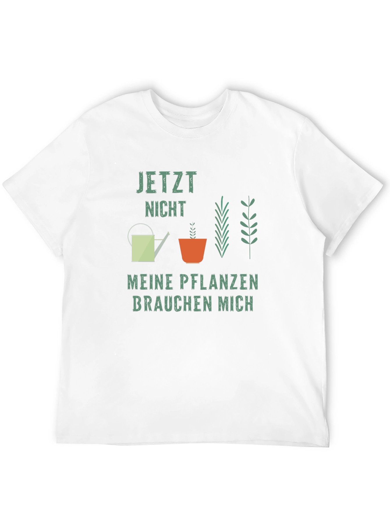 Black Plant Lover T-Shirt: Jetzt Nicht Meine Pflanzen Brauchen Mich view 12