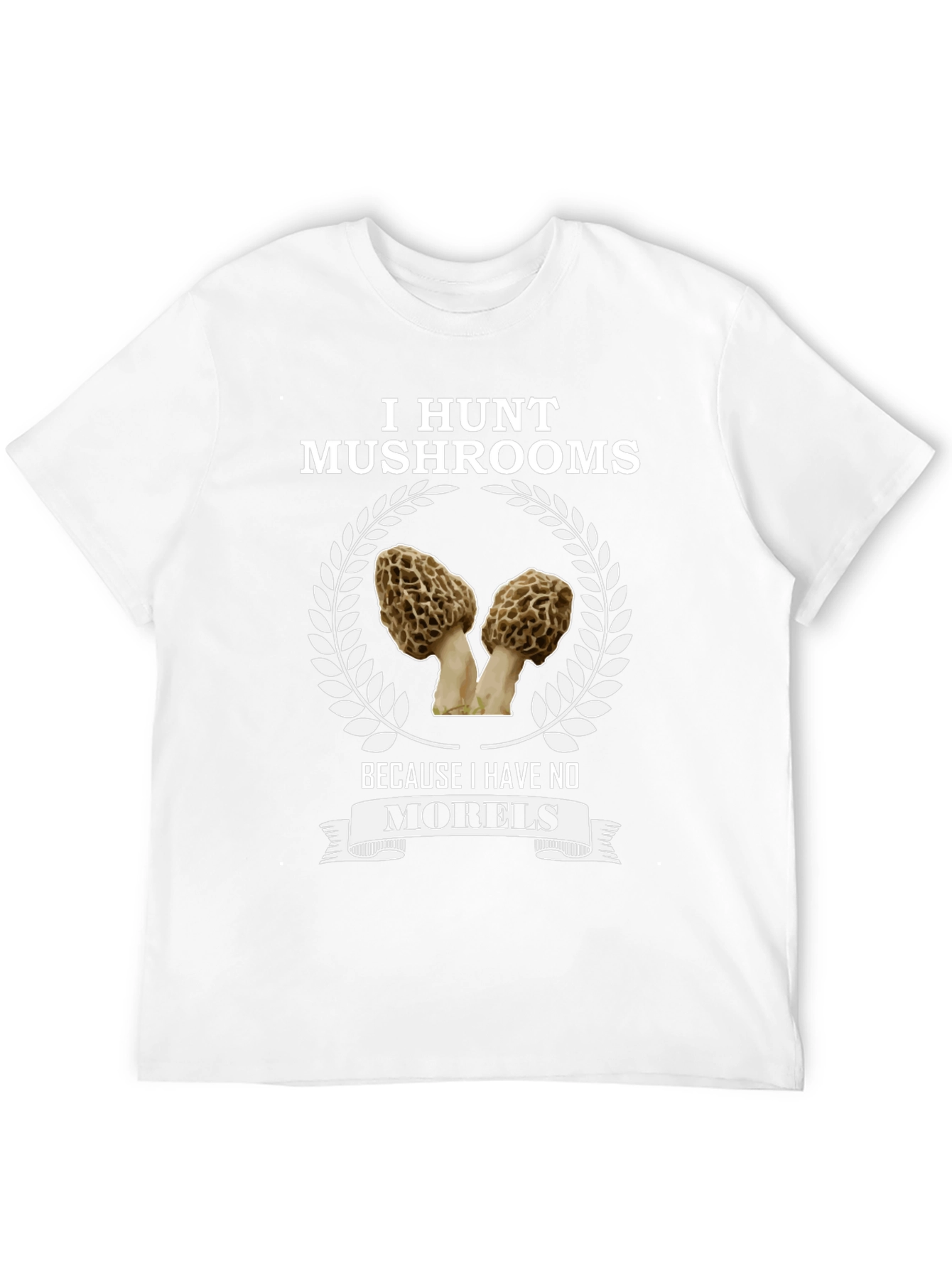 Black I Hunt Mushrooms T-Shirt - Morel Lover Tee view 12