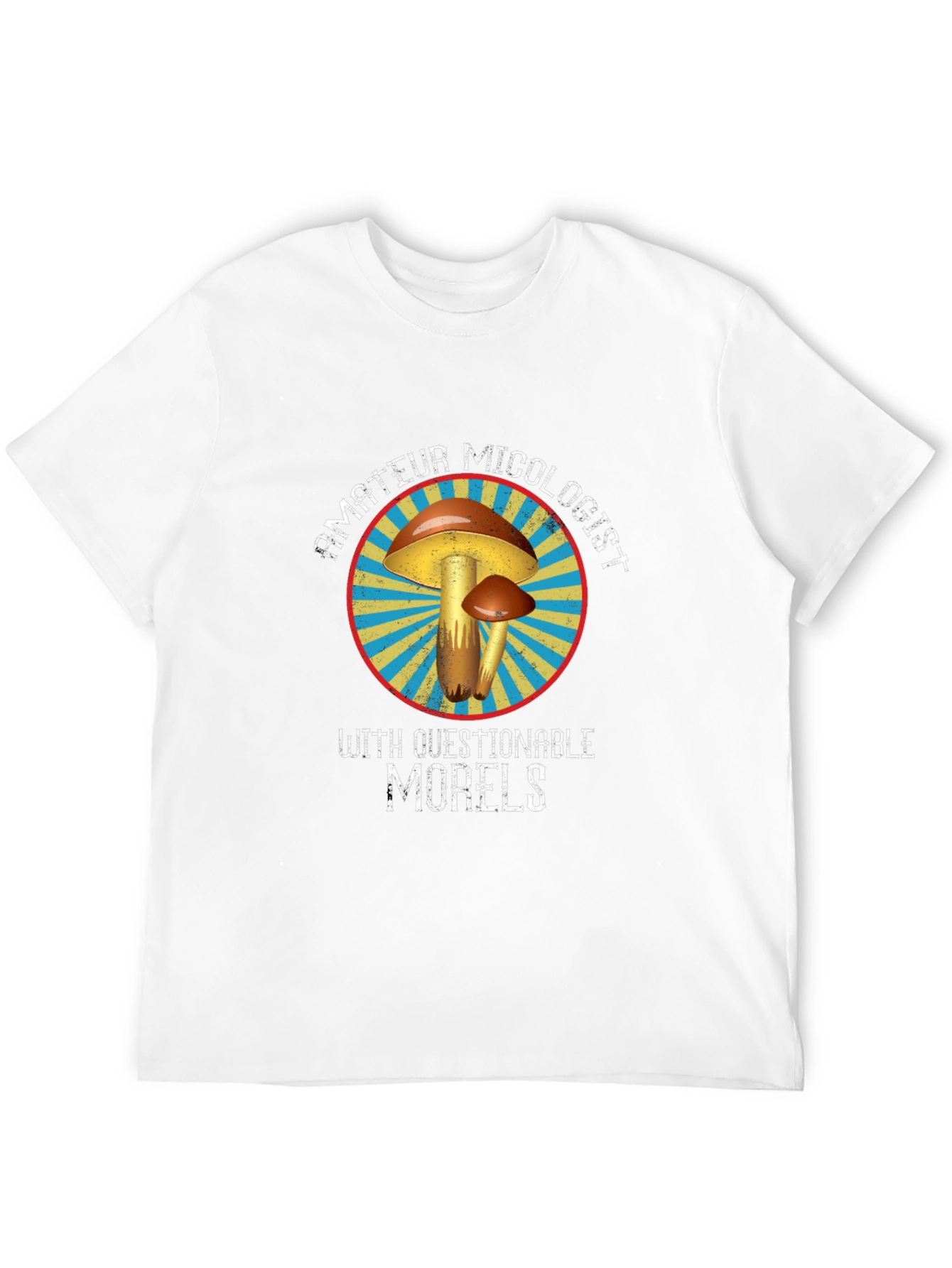 Black Amateur Micologist Mushroom T-Shirt view 12