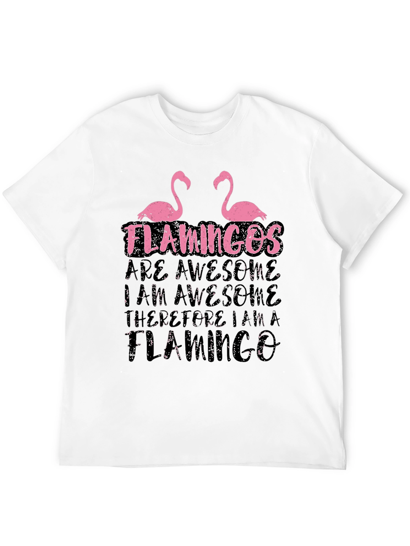 Black Funny Flamingo T-Shirt - Flamingo Lover Gift view 12