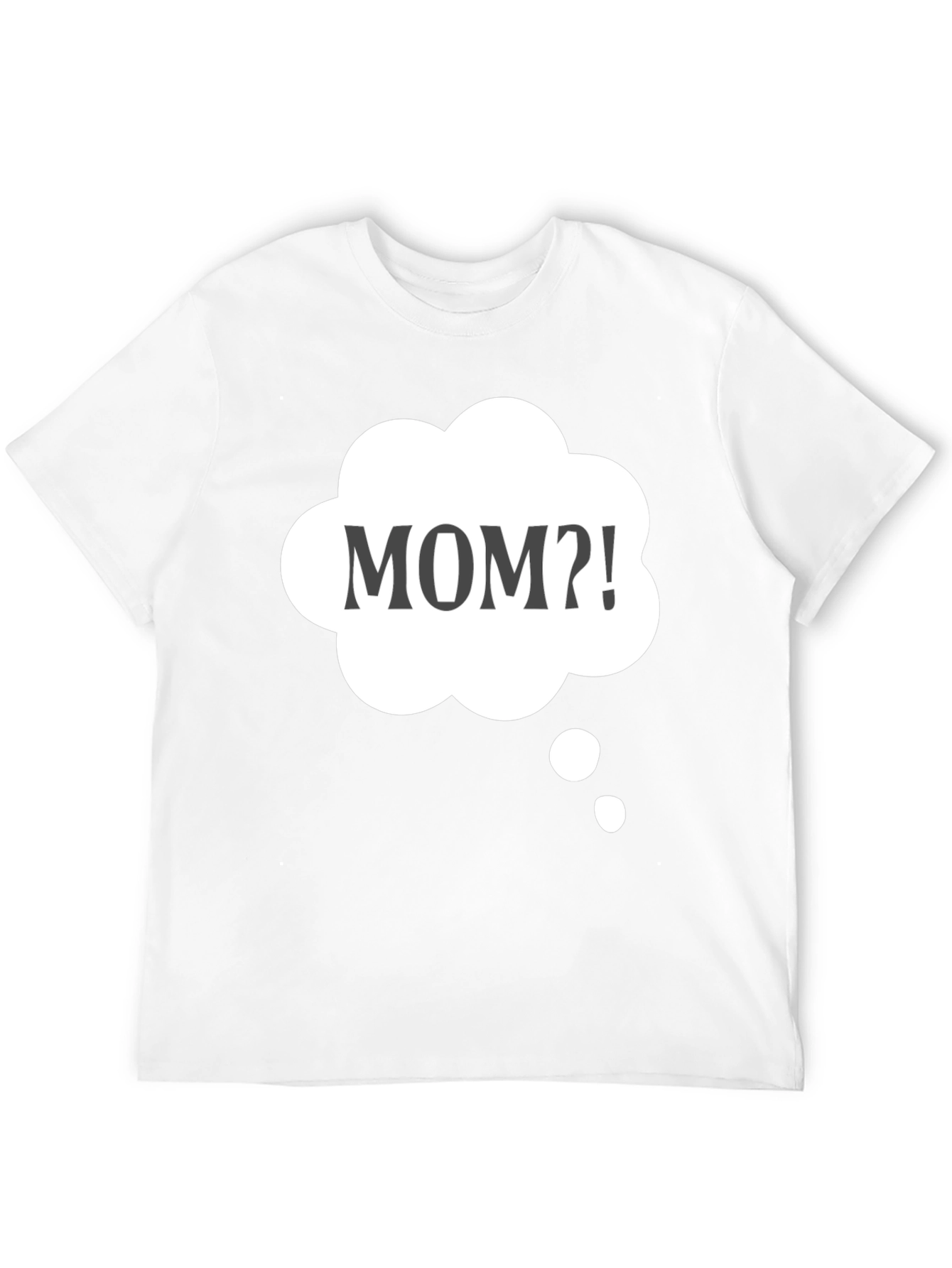 Black Mom?! Black Cotton T-Shirt - Thought Bubble Graphic Tee view 12