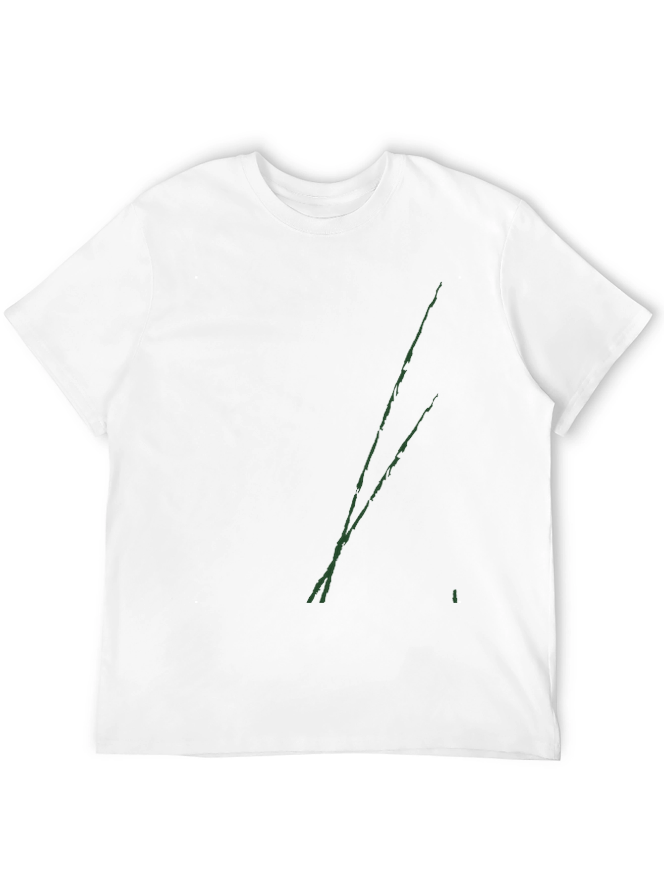 Black Men's Black Graphic Tee - Abstract Design view 12