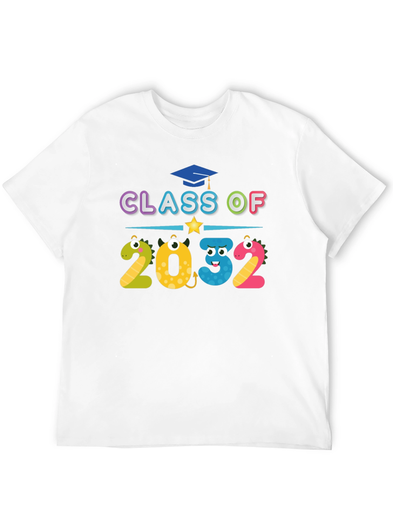 Black Class of 2032 T-Shirt view 12