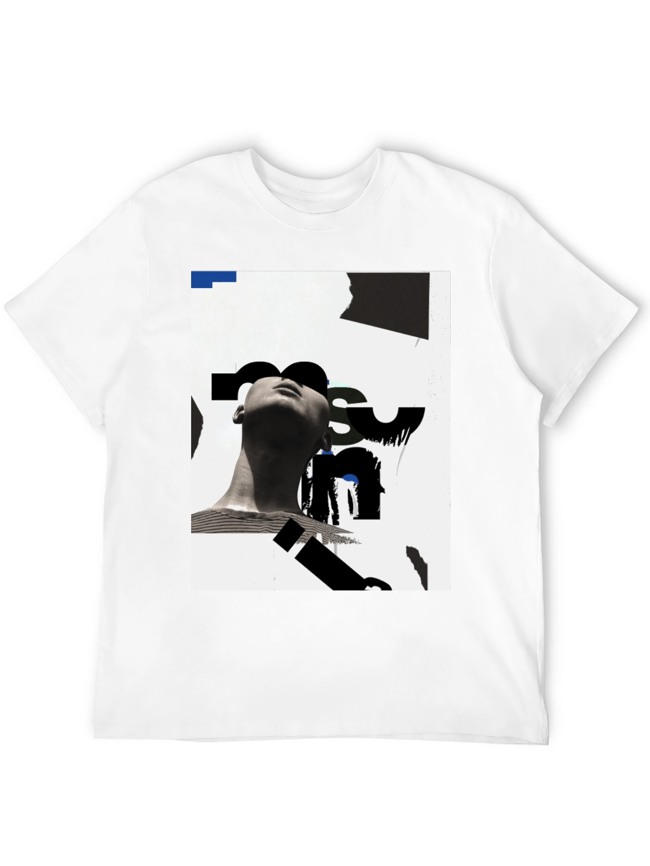 Black Modern Art Graphic Tee - Black Unisex T-Shirt view 12