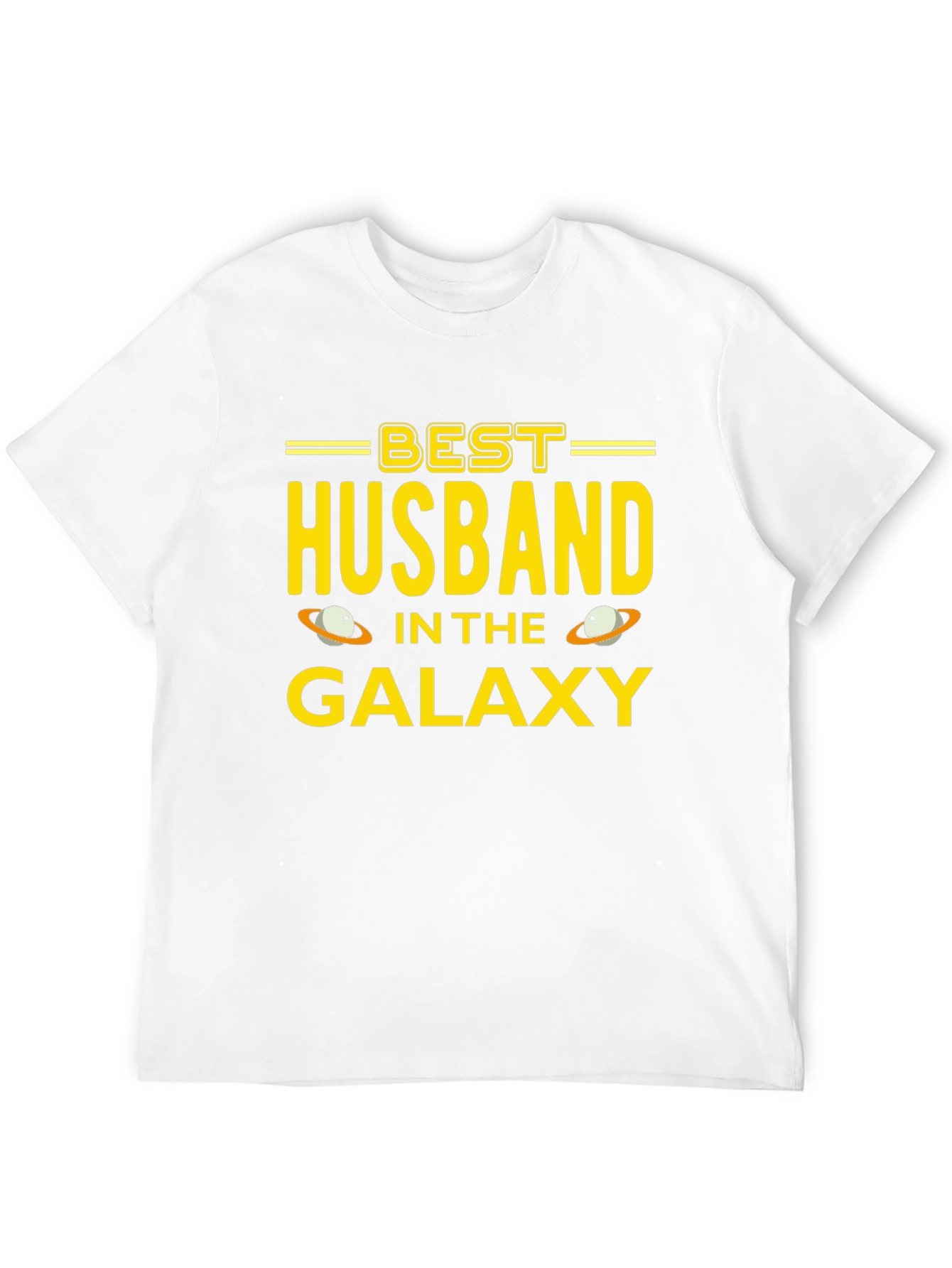 Black Best Husband in the Galaxy T-Shirt view 12