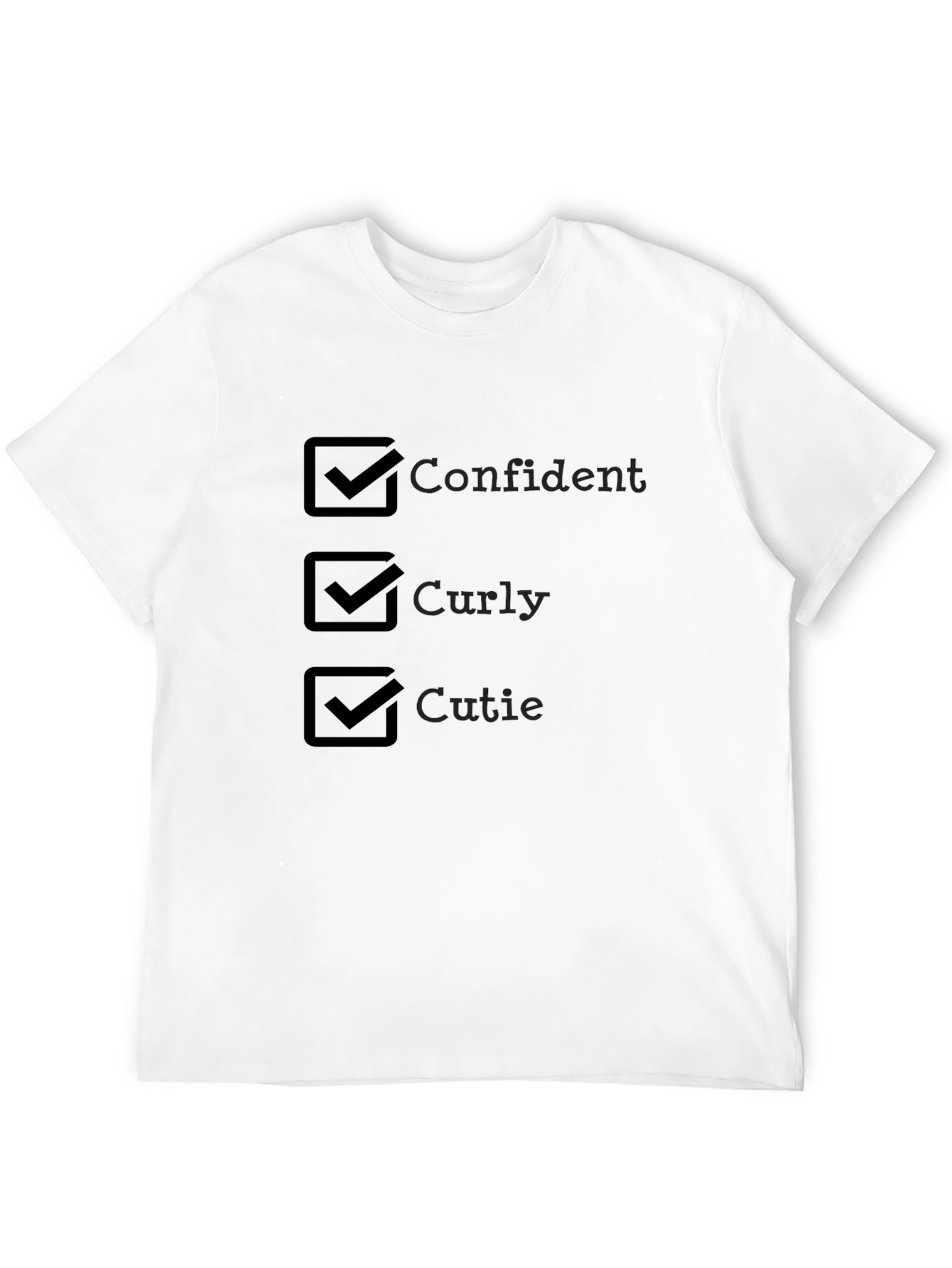 Black Confident, Curly, Cutie T-Shirt view 12