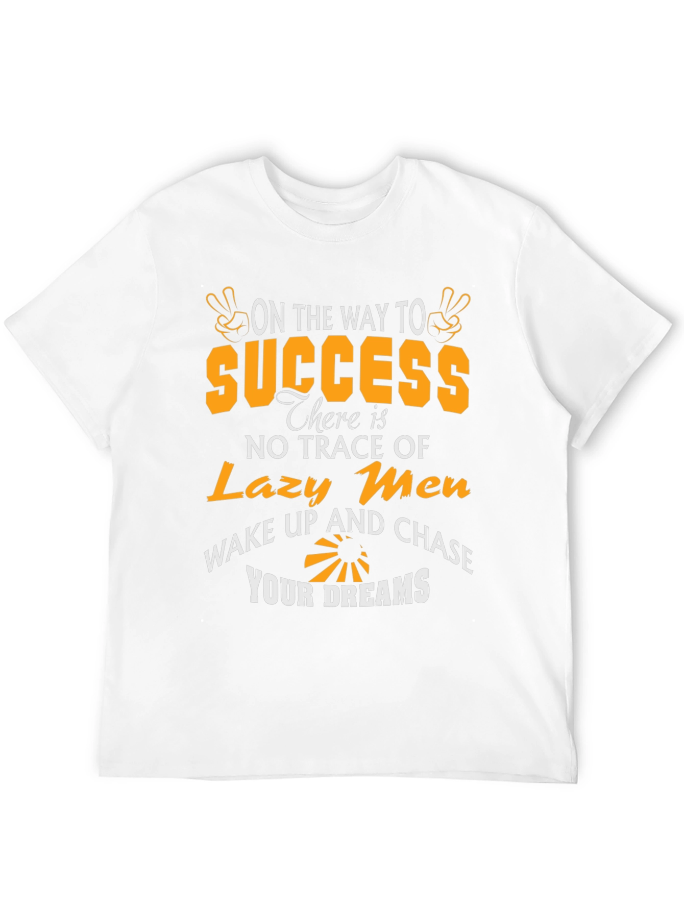 Black Success Graphic T-Shirt - Wake Up and Chase Your Dreams view 12