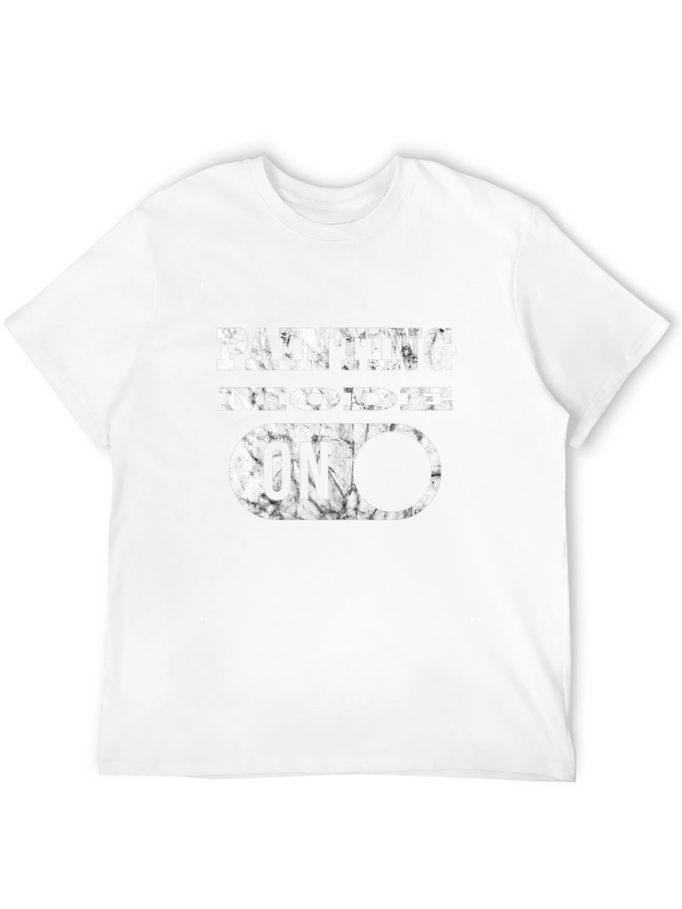 Black Painting Mode On Graphic Tee - Creative Artist Shirt view 12