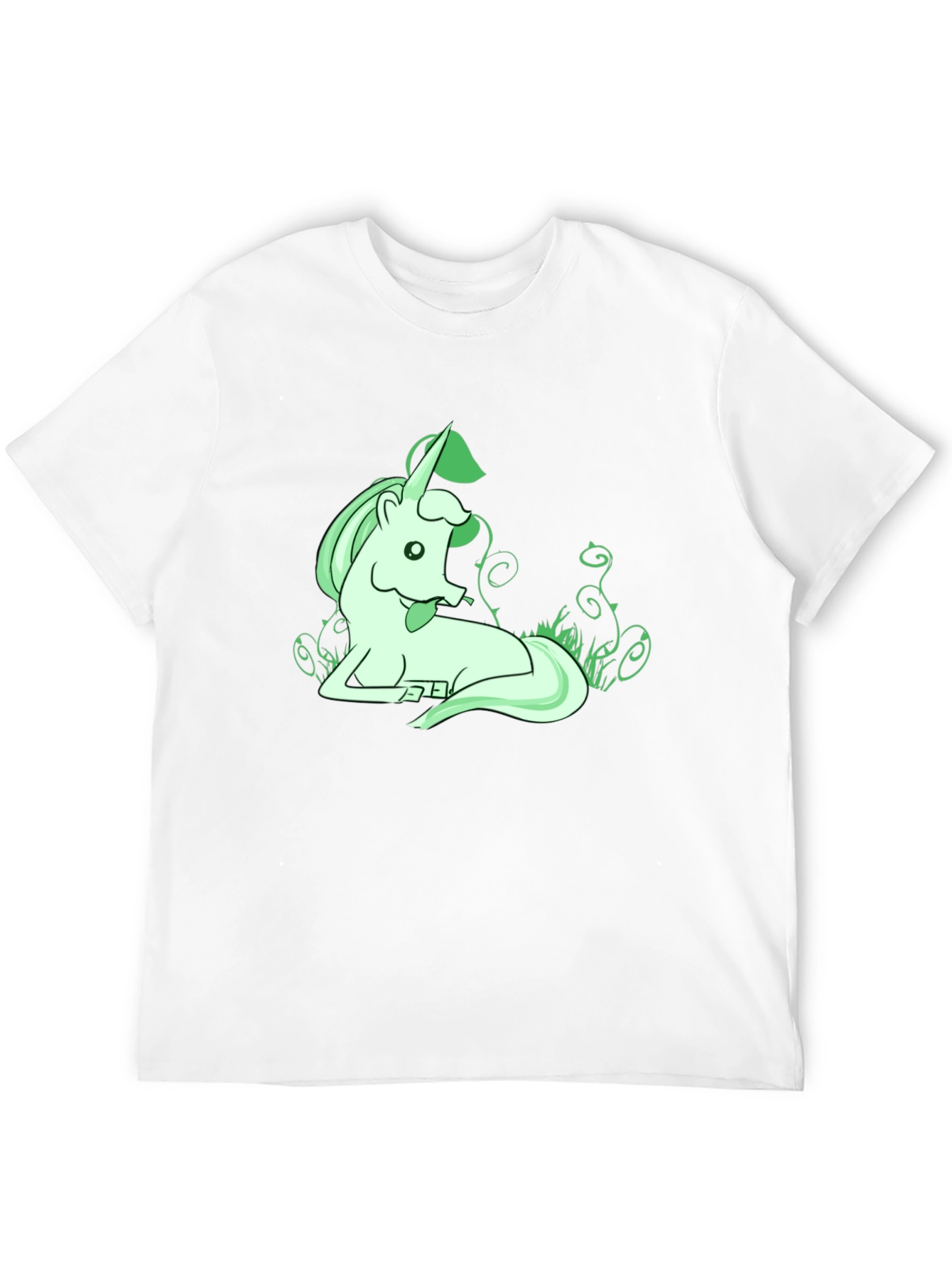 Black Unicorn Graphic T-Shirt - Black Cotton Tee view 12