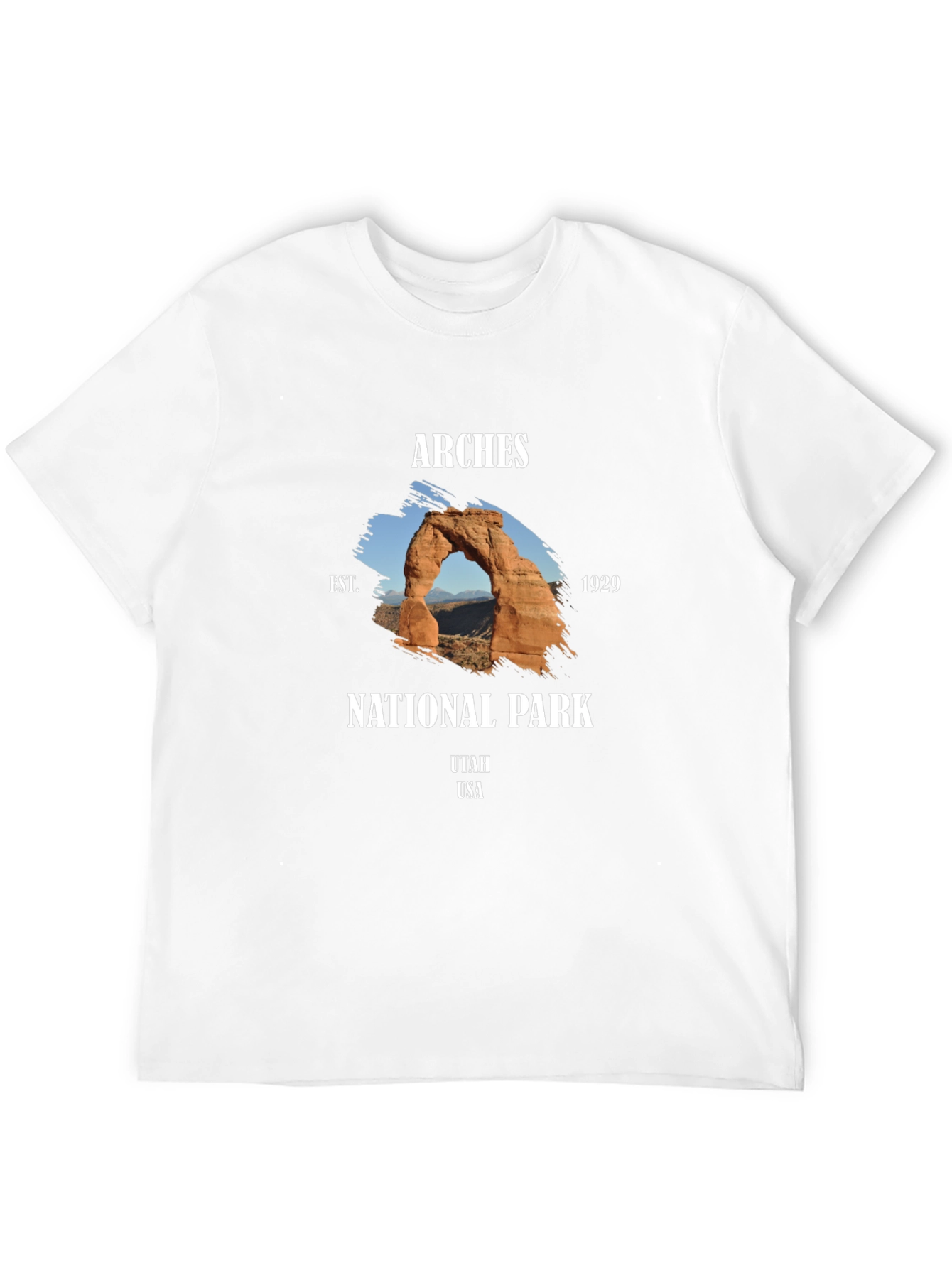 Black Arches National Park Graphic T-Shirt view 12